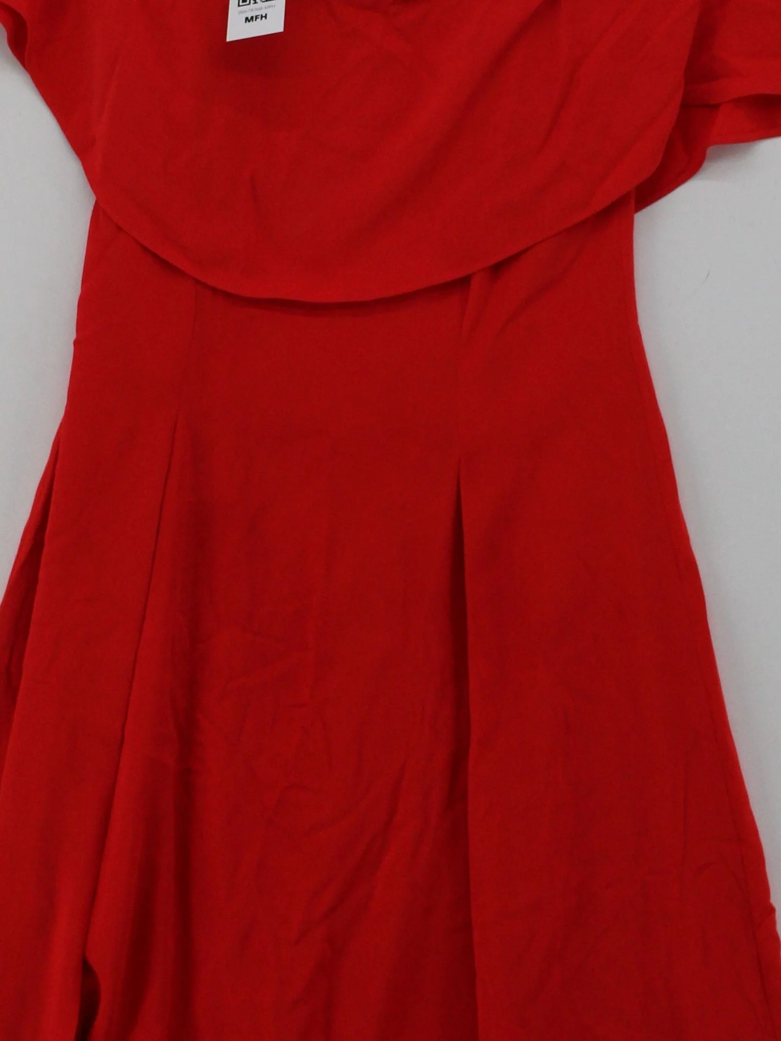 Coast A-Line Midi Dress UK8 in Red - Image 3