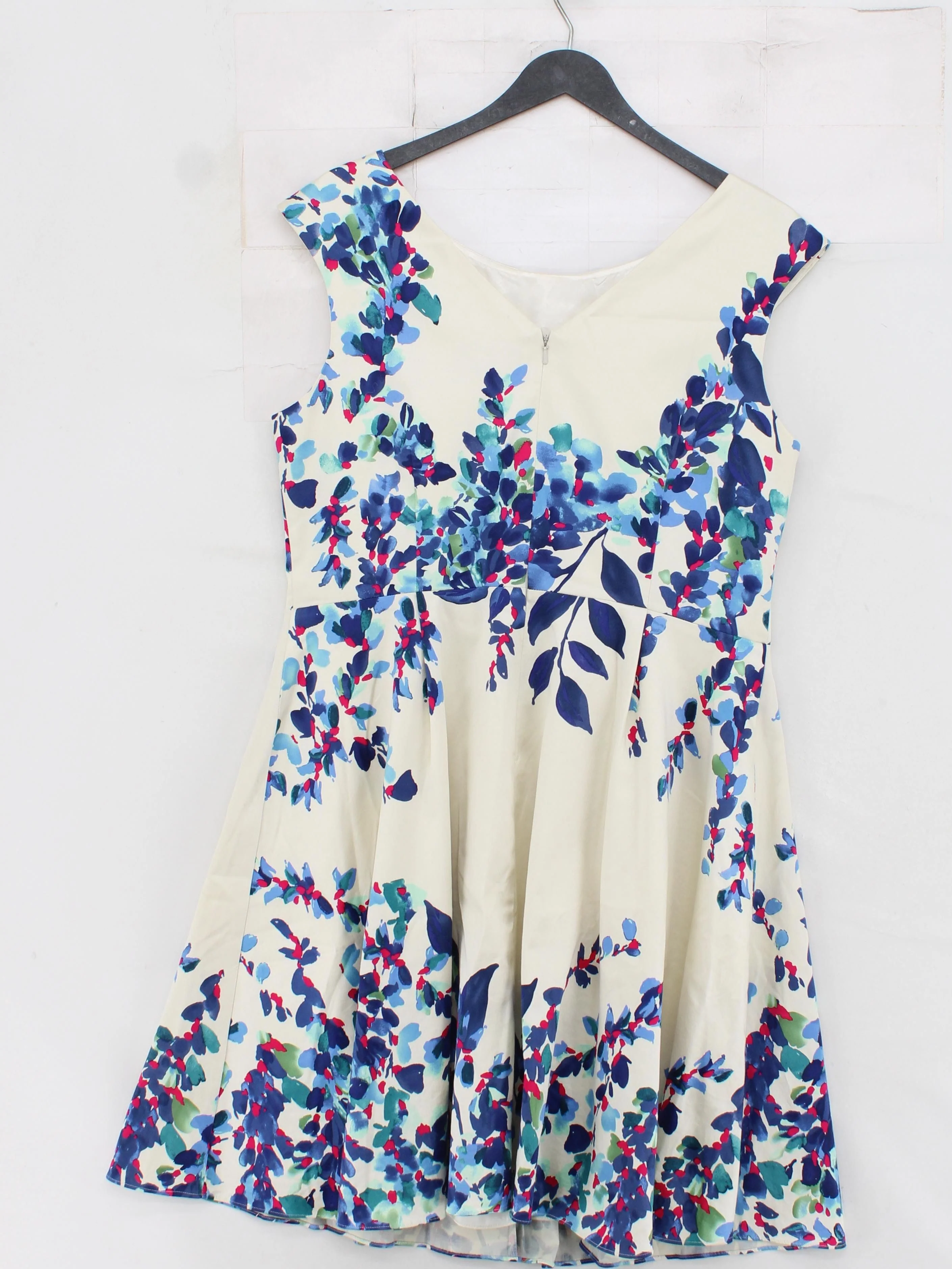 Coast A-Line Mini Dress UK16 in Cream - Image 2