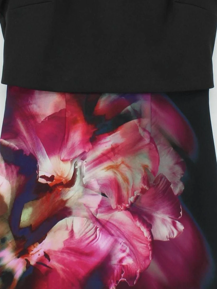 Coast Bodycon Midi Dress UK10 in Black - Image 3