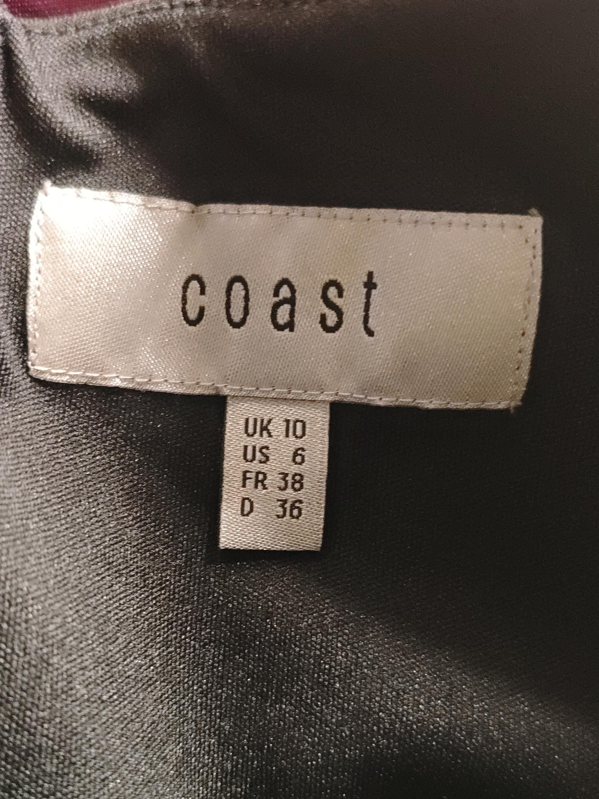 Coast Bodycon Midi Dress UK10 in Black - Image 5