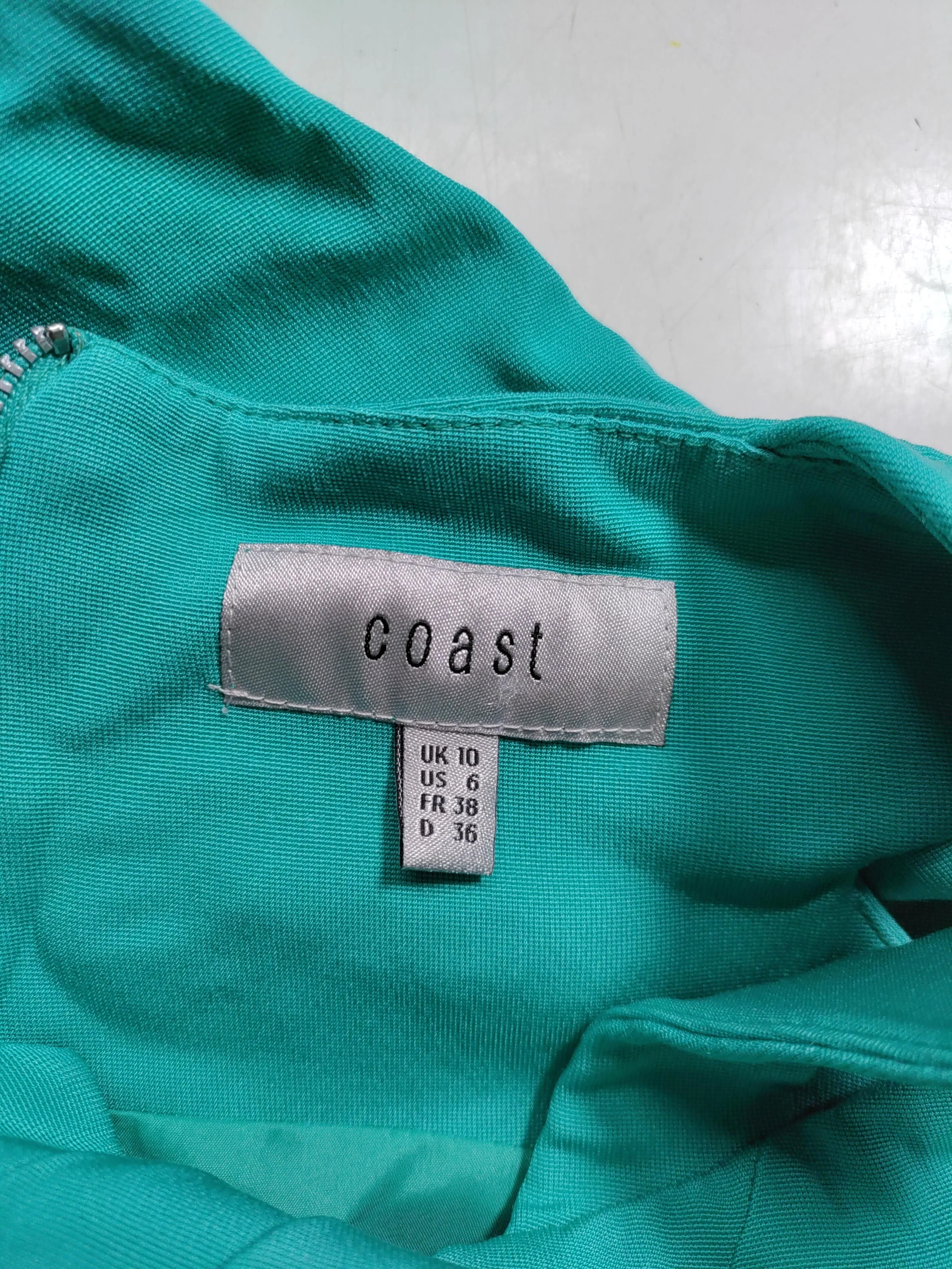 Coast Bodycon Midi Dress UK10 in Green - Image 5
