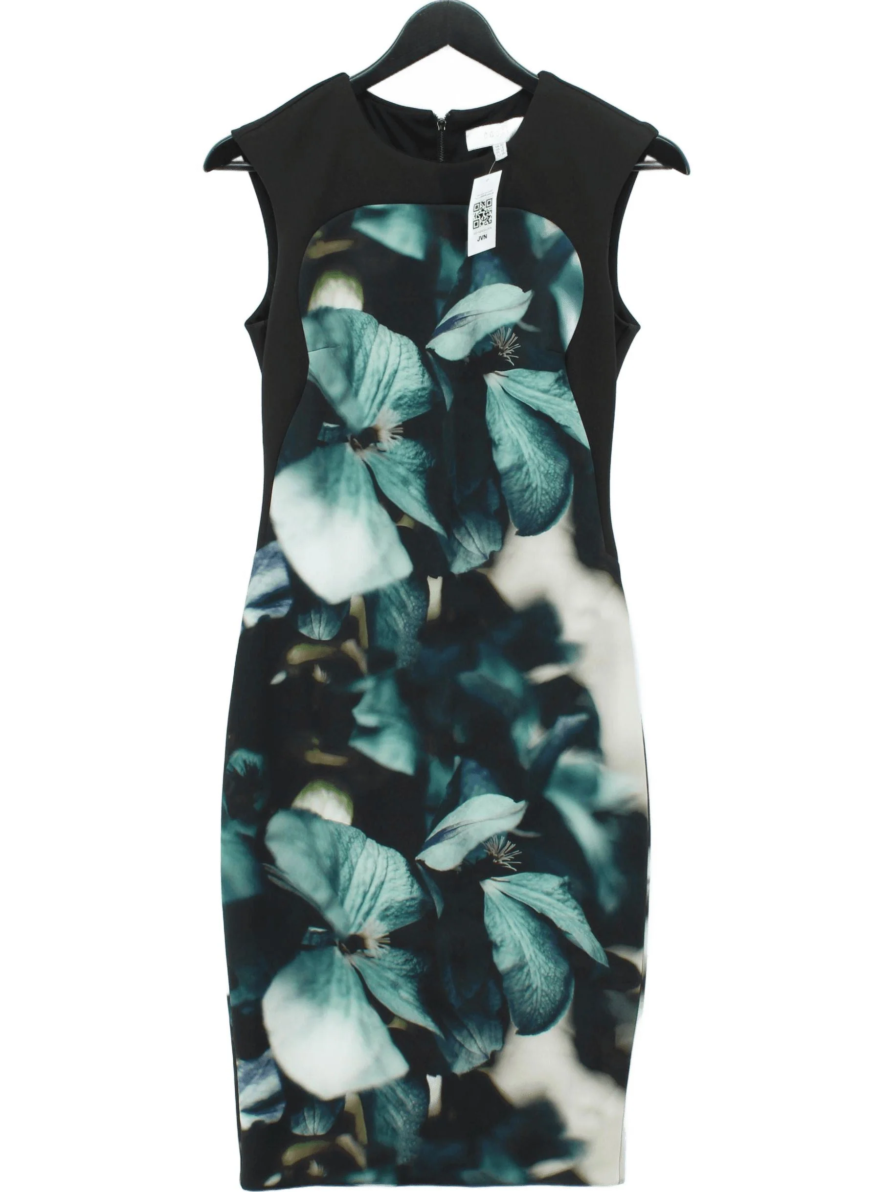 Coast Bodycon Midi Dress UK10 in Multi