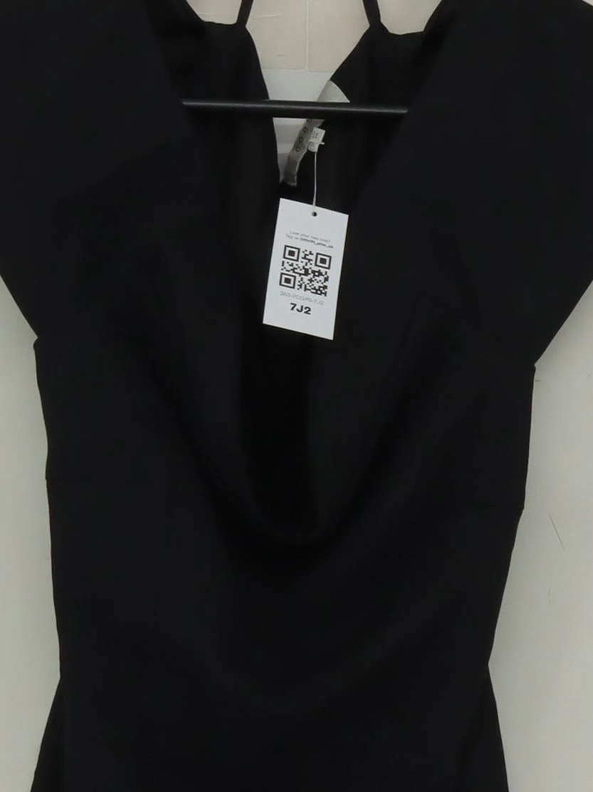 Coast Bodycon Midi Dress UK12 in Black - Image 3