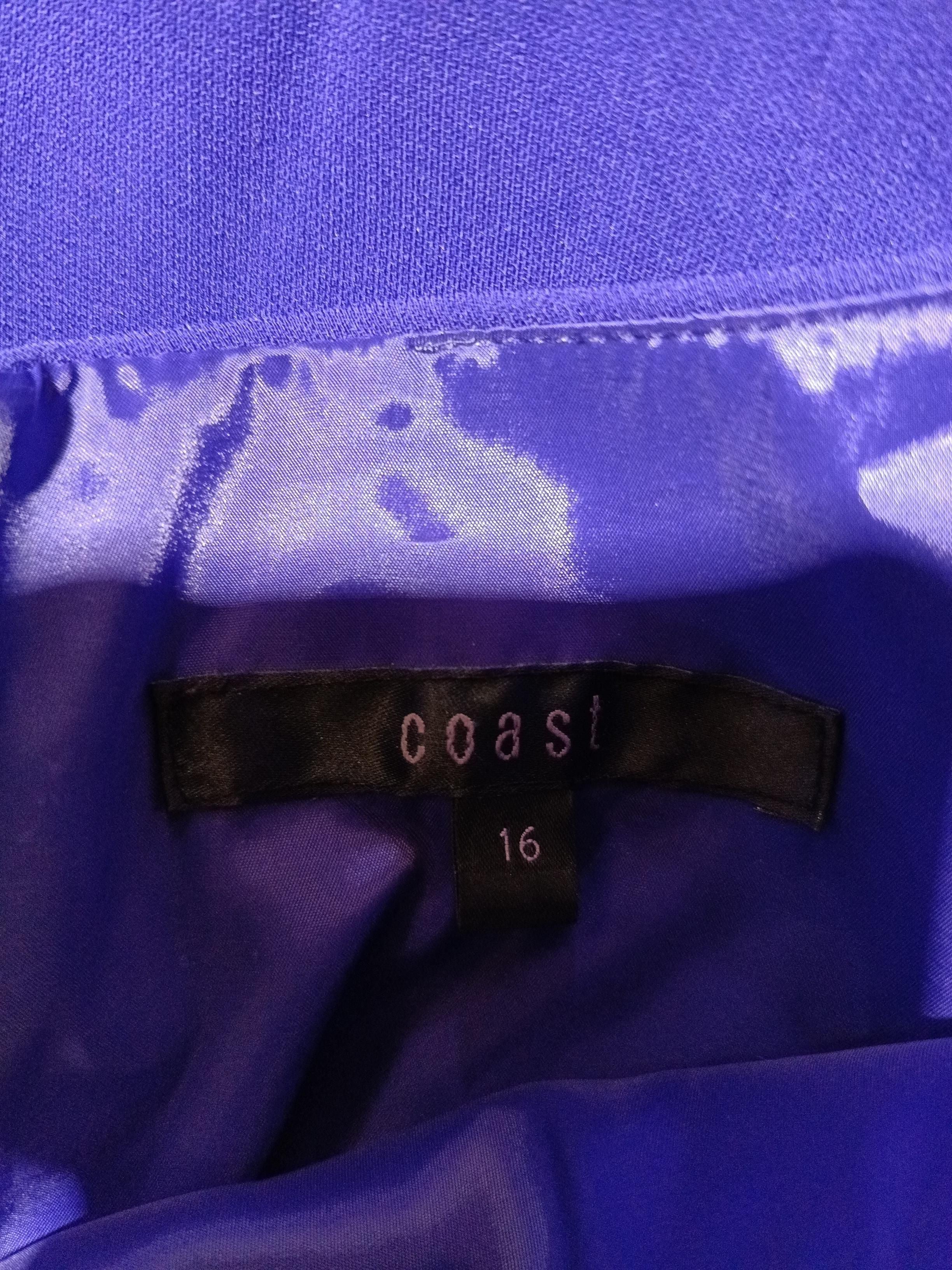 Coast Bodycon Midi Dress UK16 in Blue - Image 5