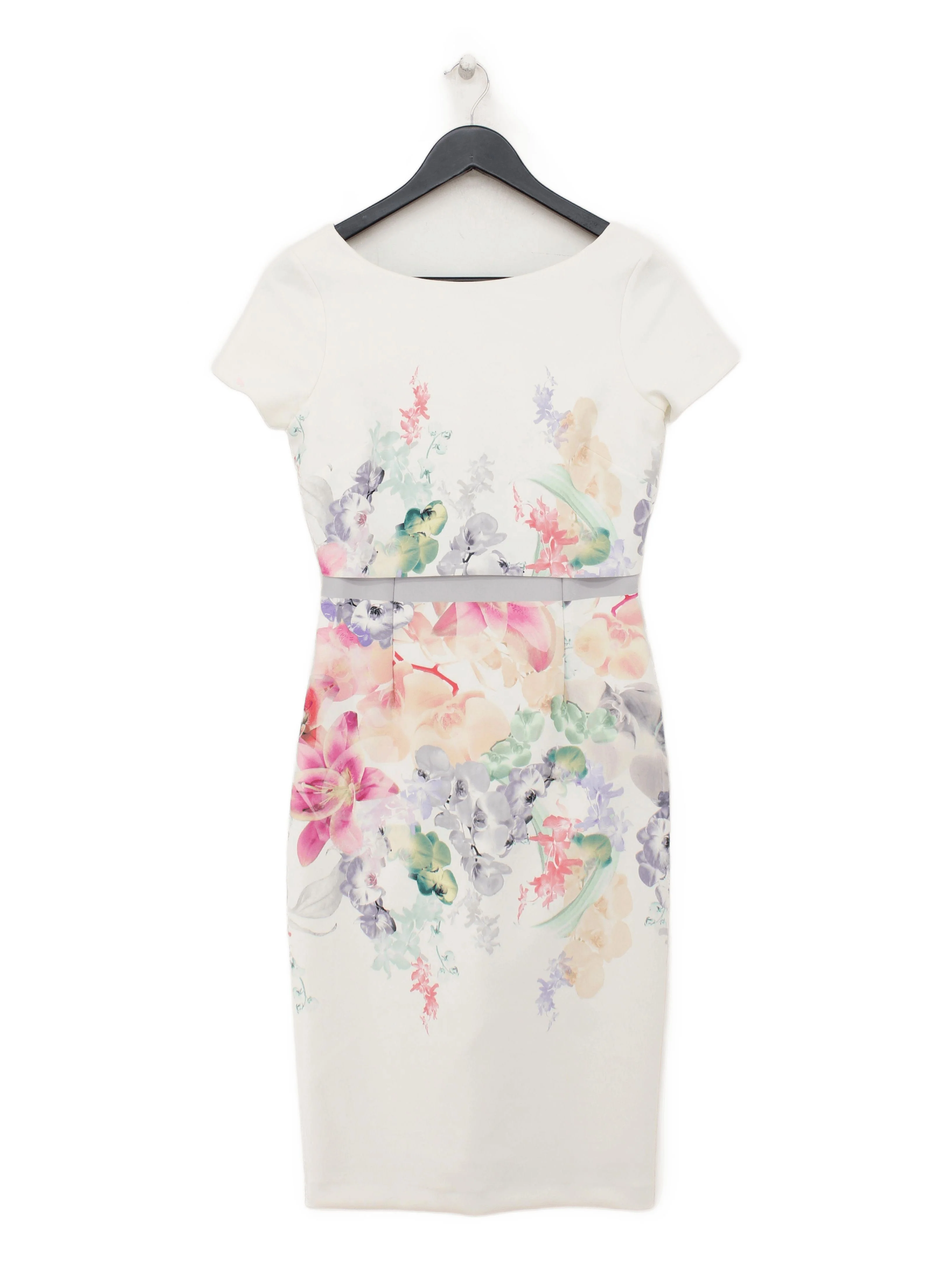 Coast Bodycon Midi Dress UK8 in White