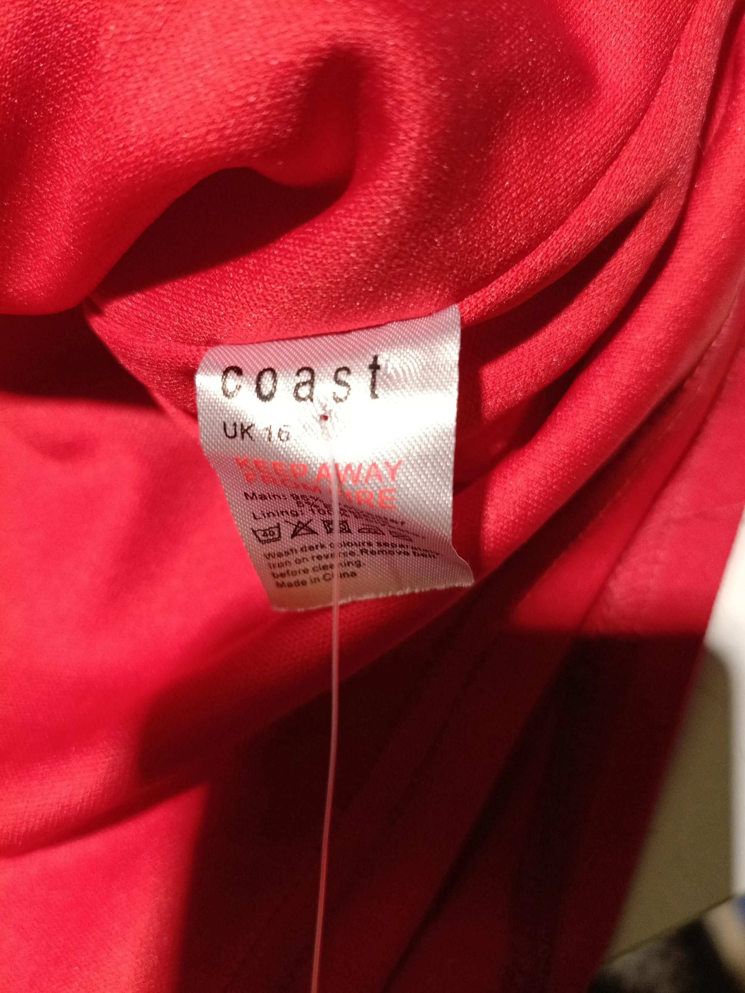 Coast Bodycon Mini Dress in Red - Image 6
