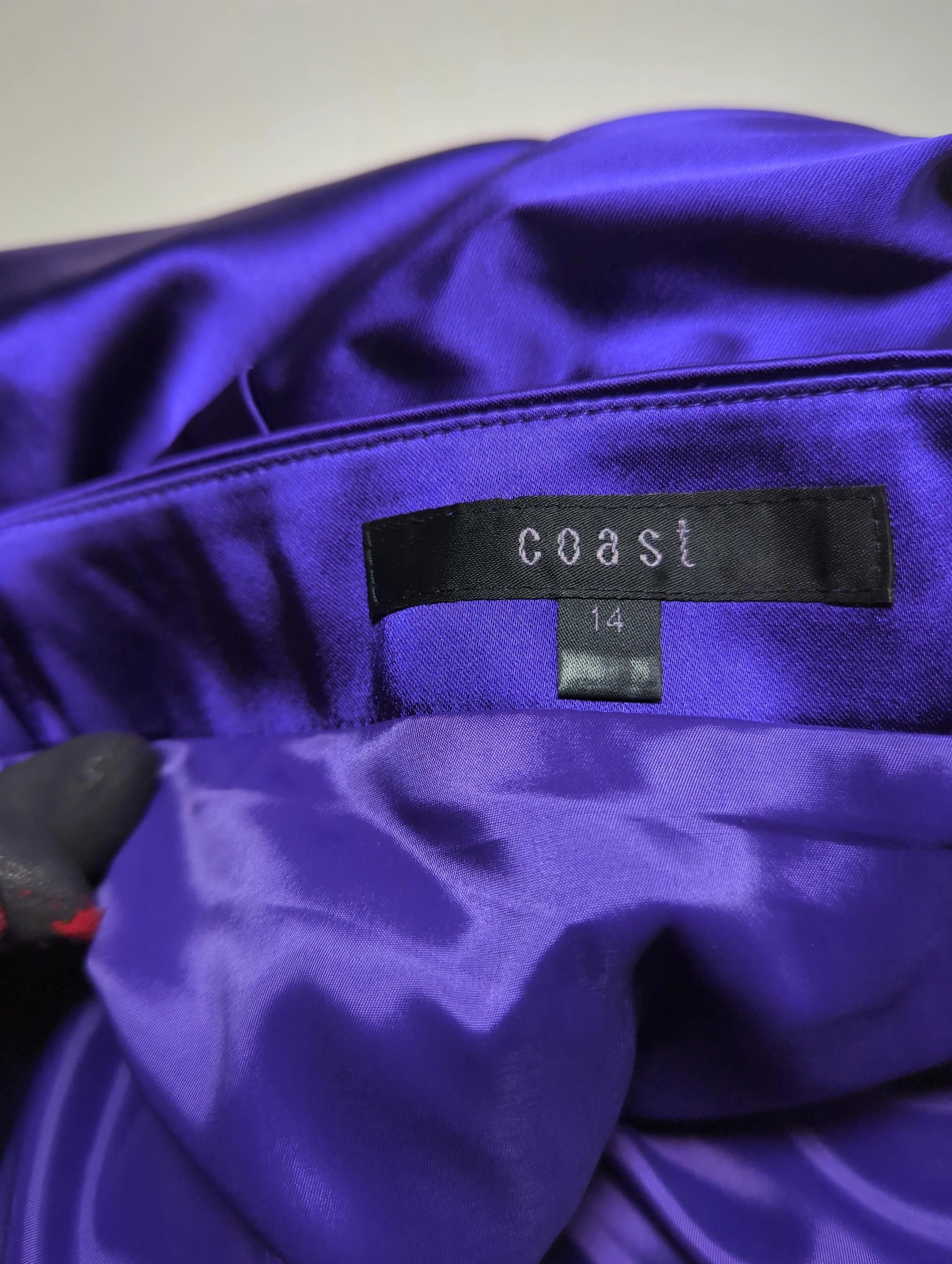 Coast Bodycon Mini Dress UK14 in Purple - Image 6