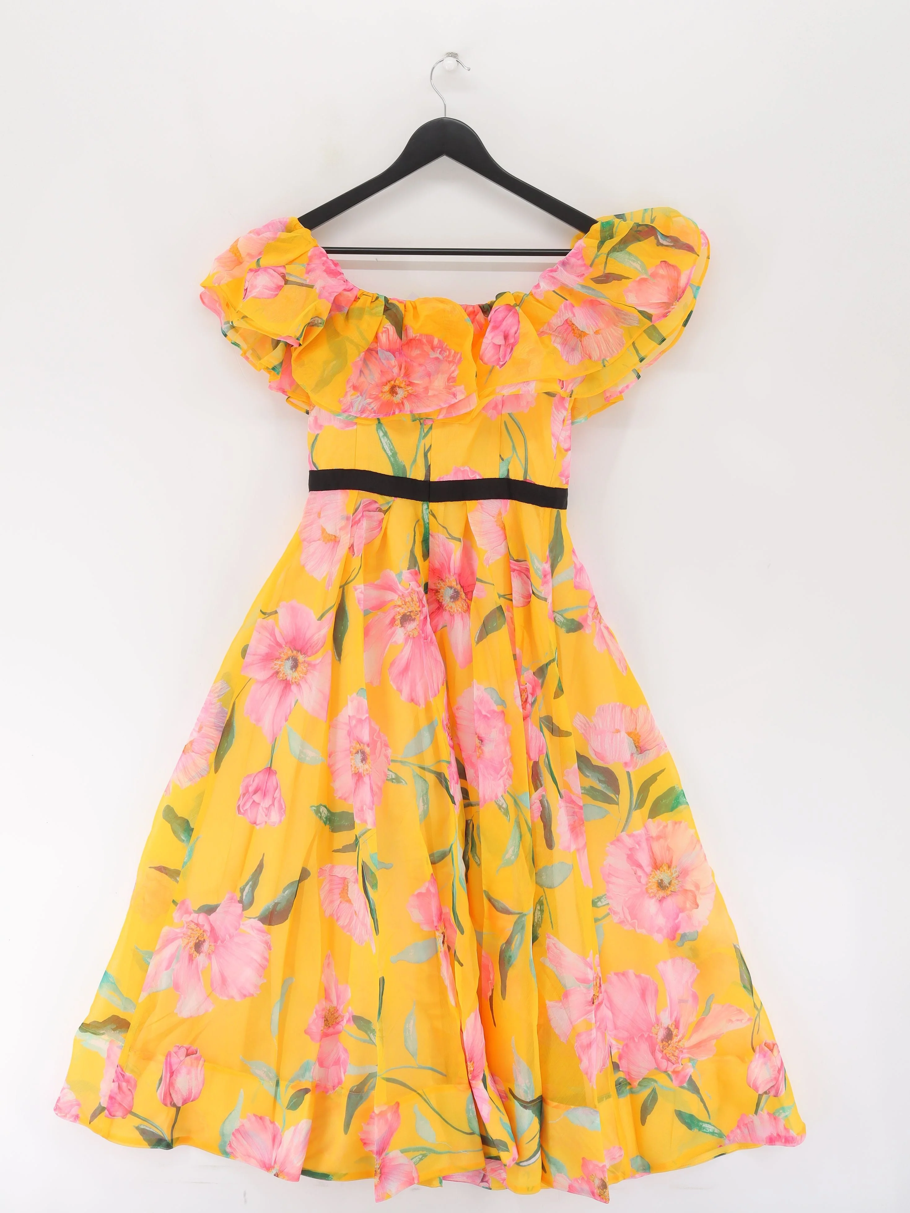 Coast Maxi Dress UK8 in Yellow RRP £129 - Image 2