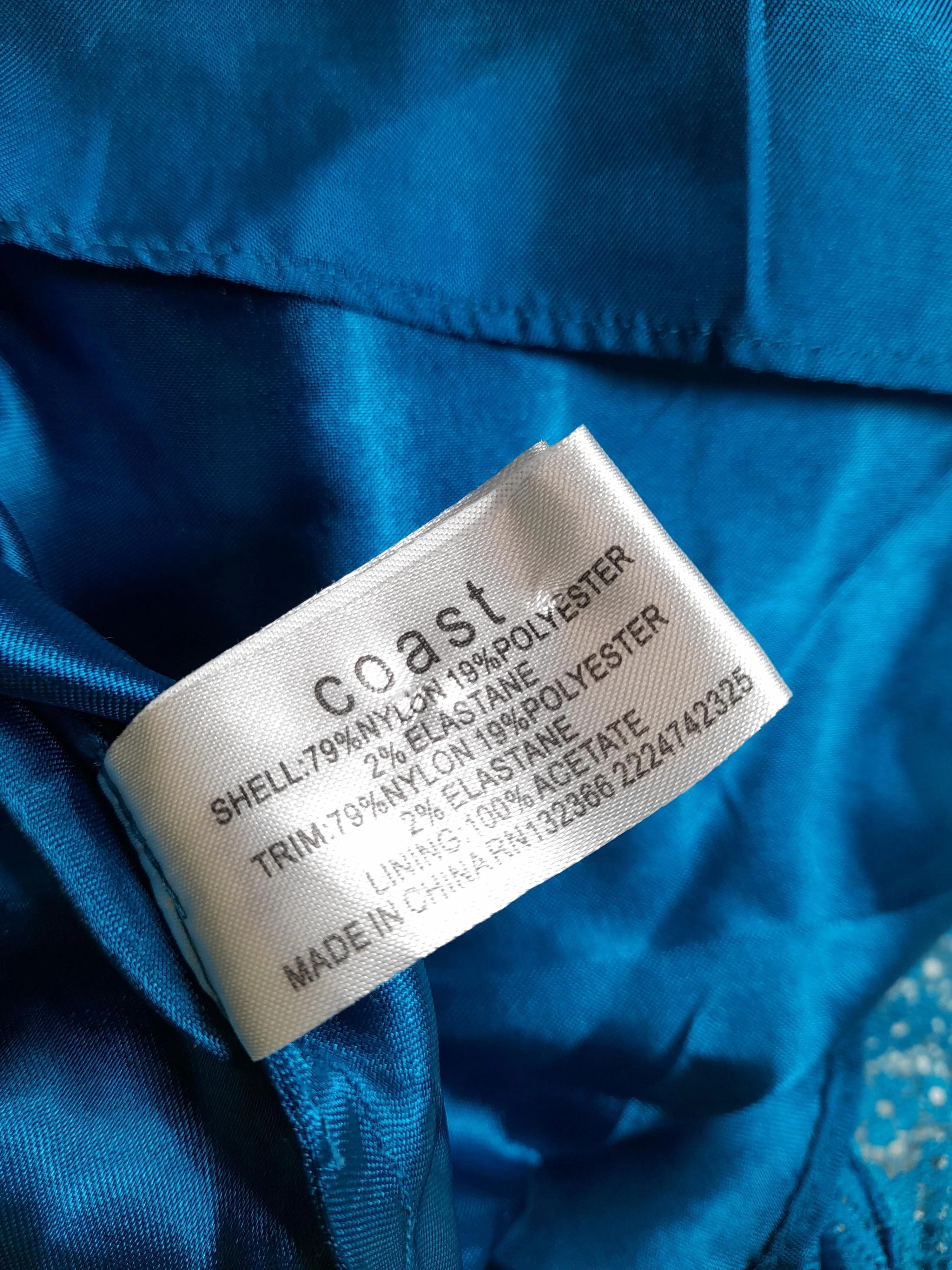 Coast Mini Dress UK12 in Blue - Image 6