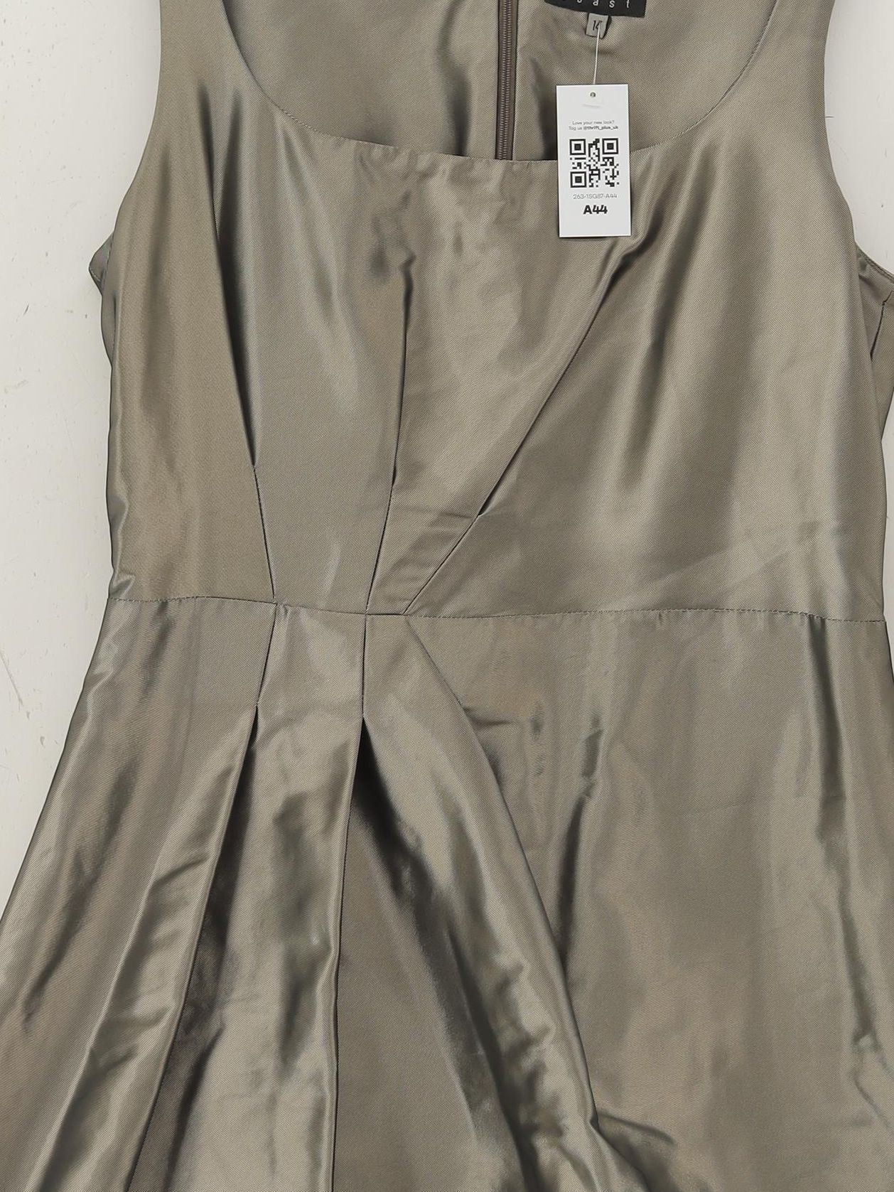 Coast Mini Dress UK14 in Grey - Image 3