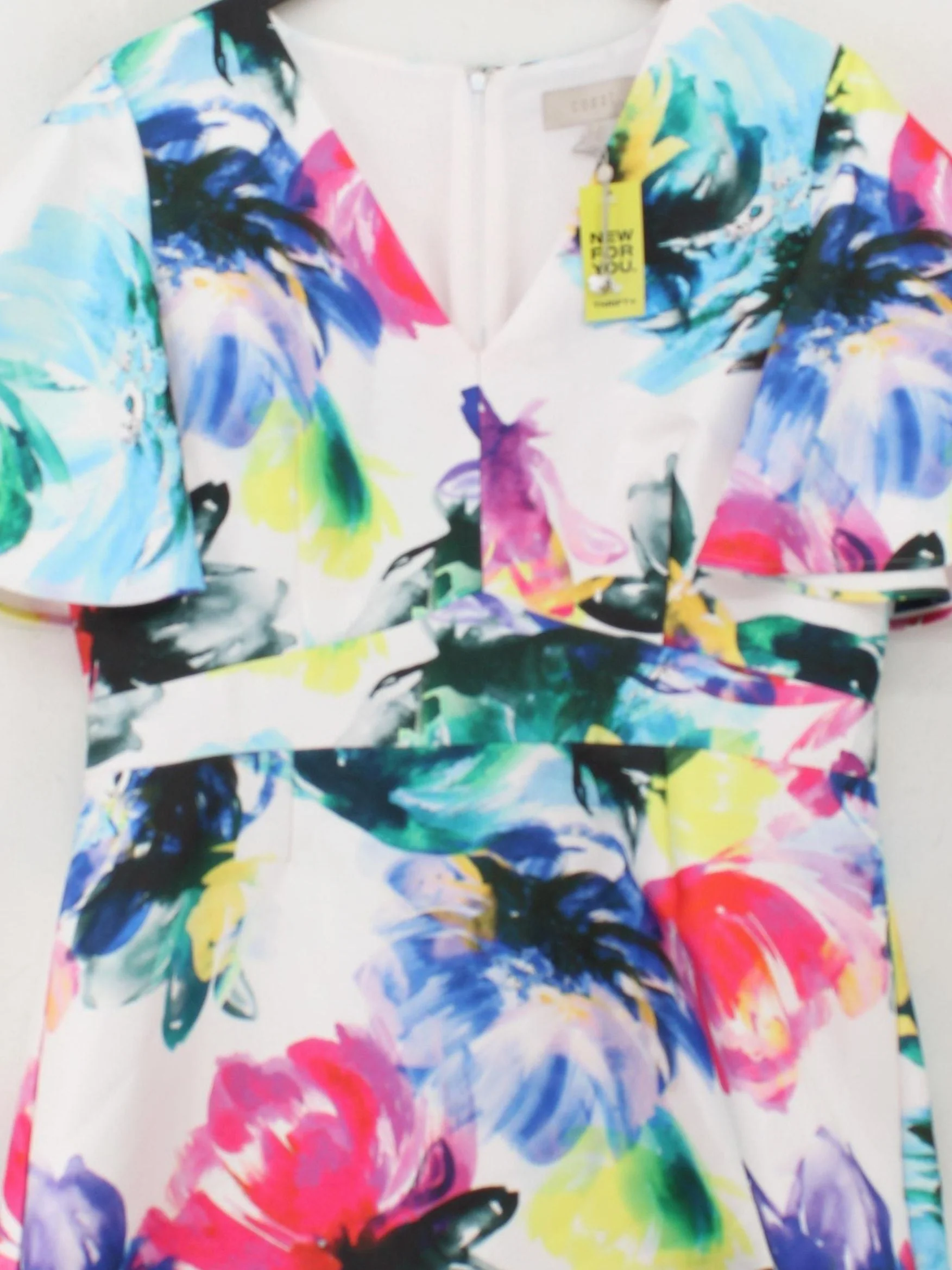 Coast Mini Dress UK18 in Multi - Image 3