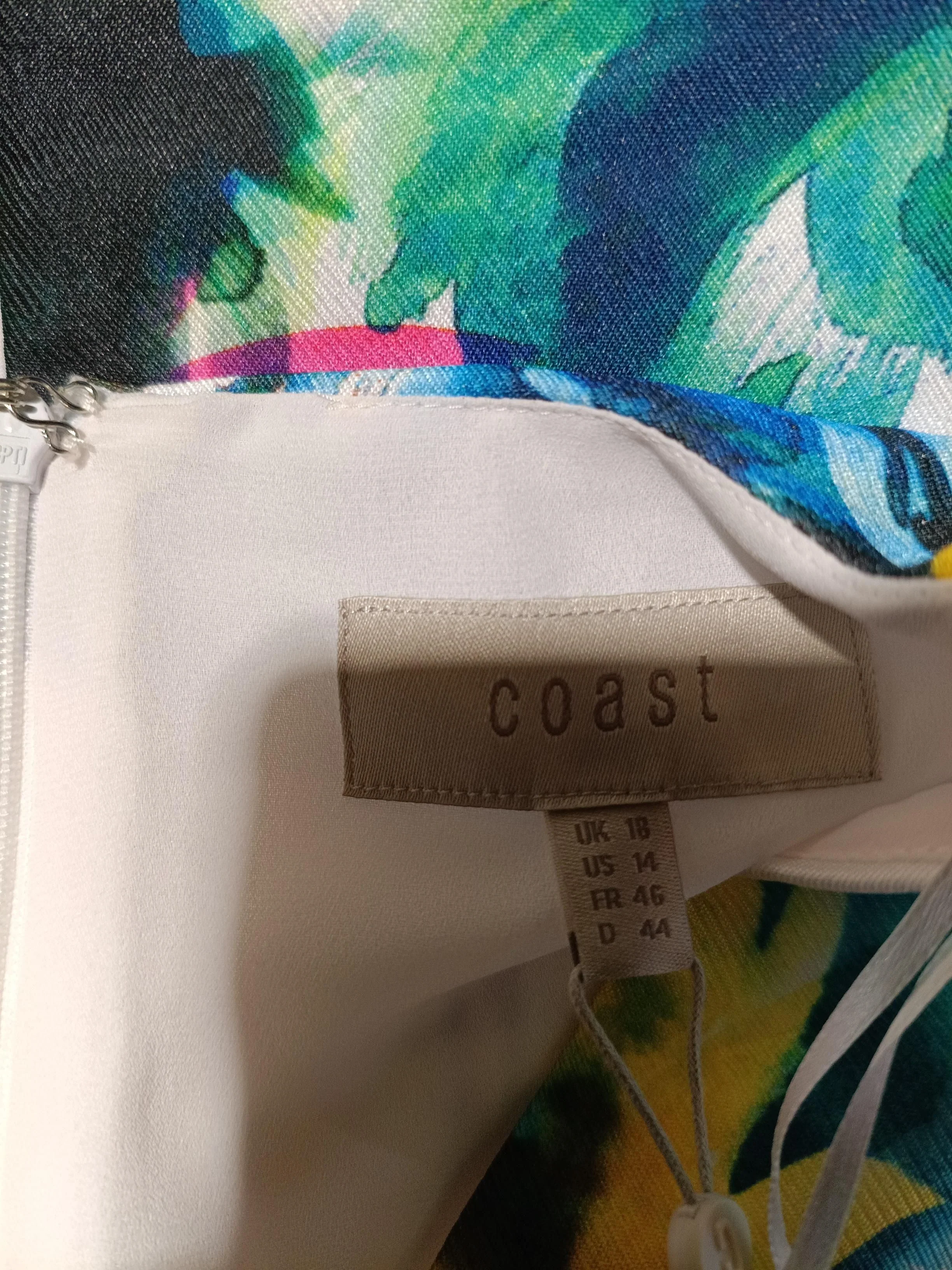 Coast Mini Dress UK18 in Multi - Image 5