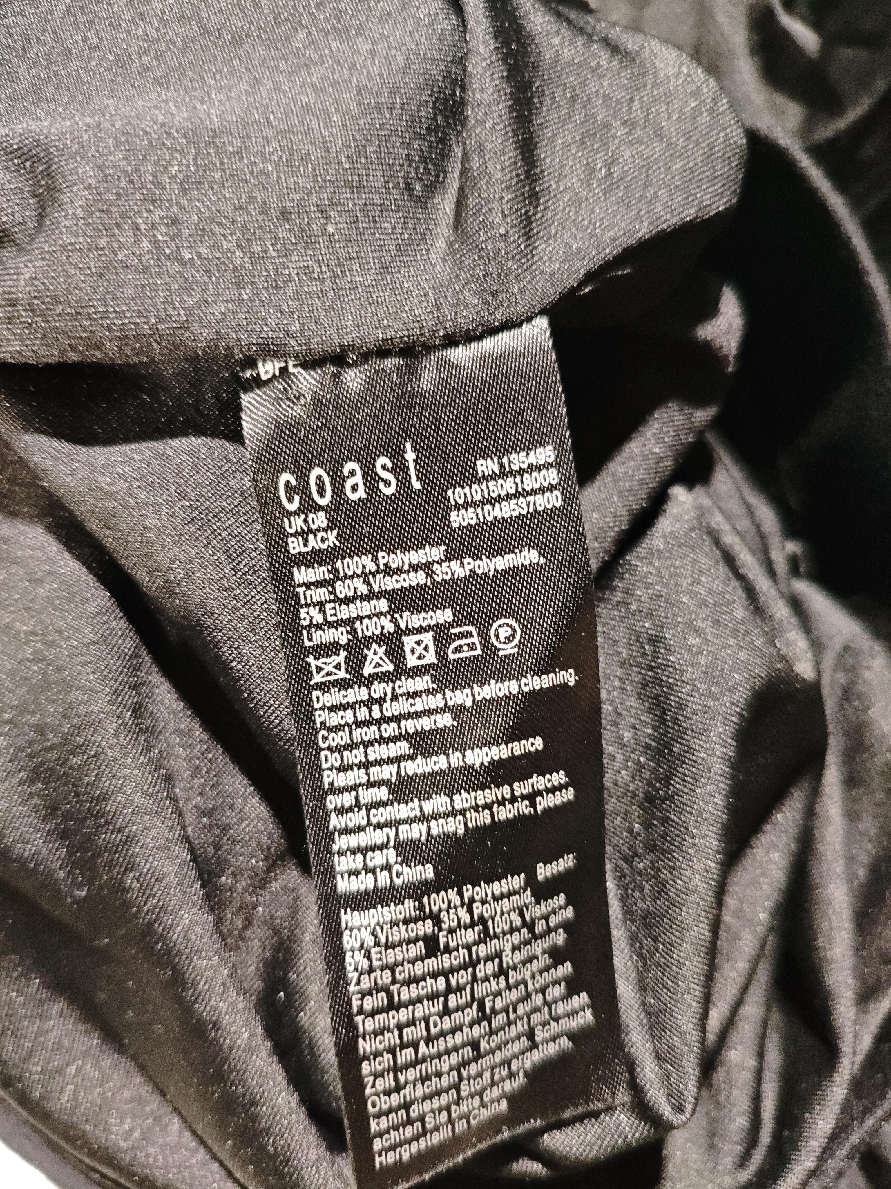 Coast Mini Dress UK8 in Black - Image 6