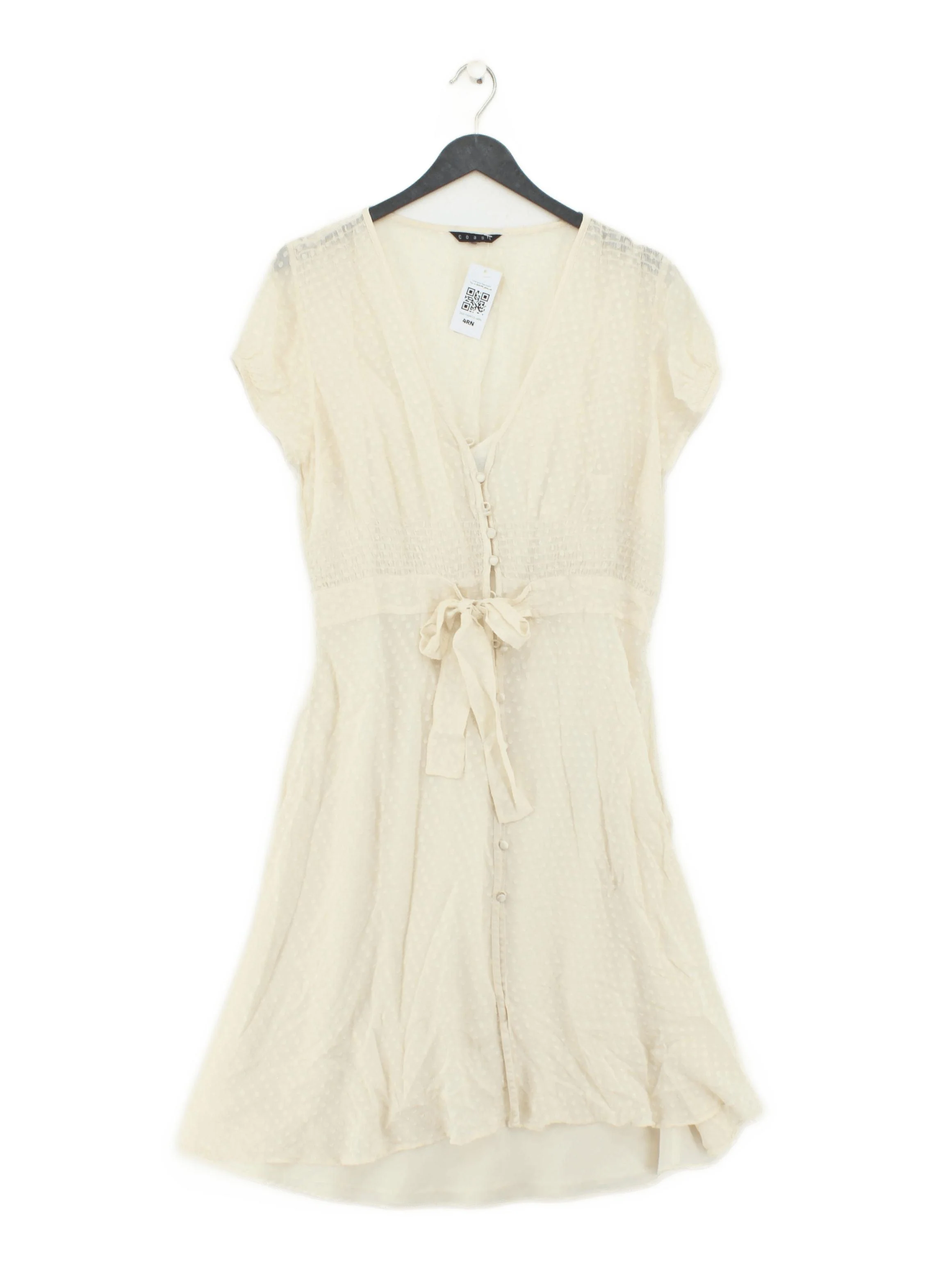 Coast Shirt Mini Dress L in Cream