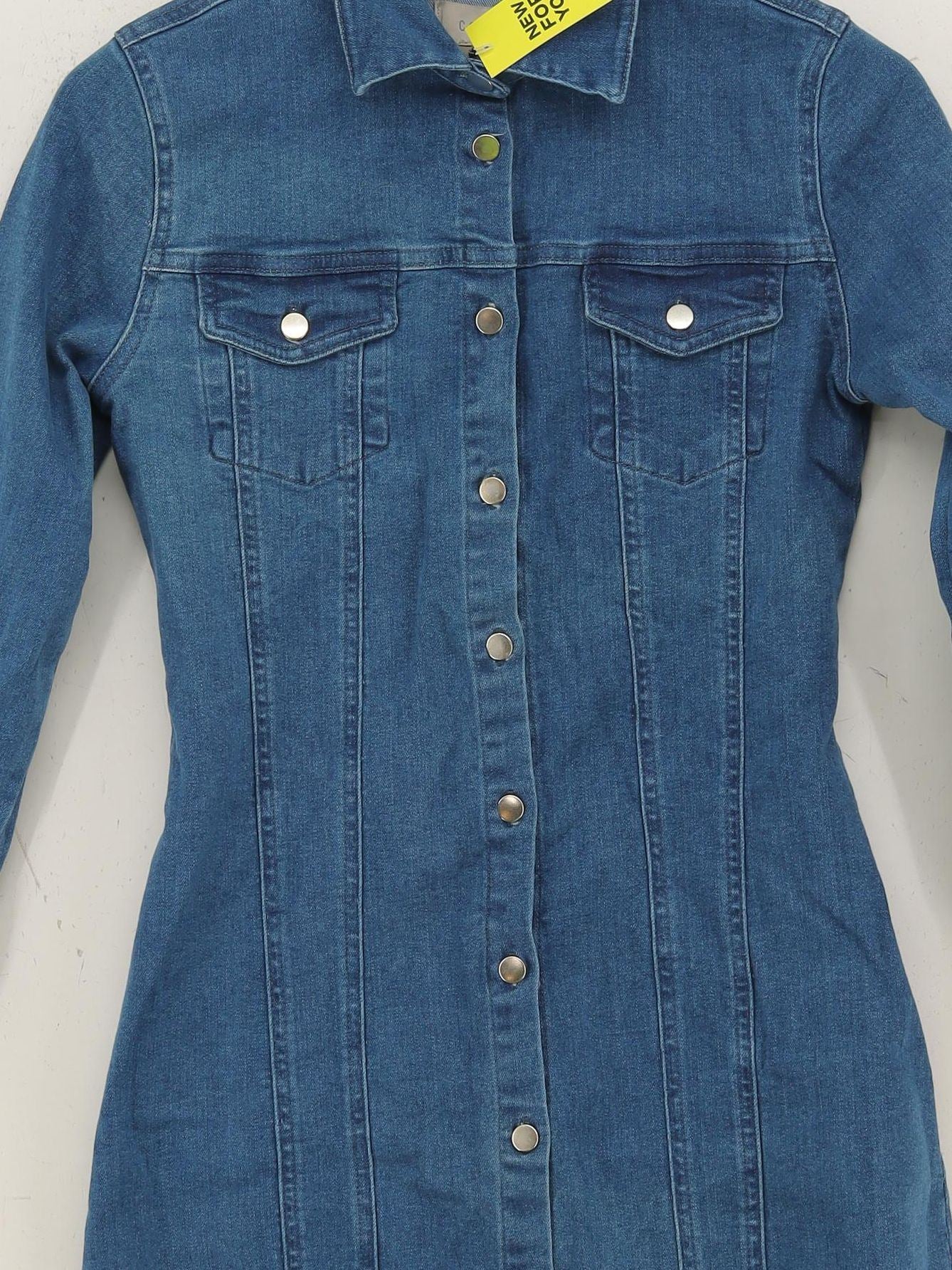 Coast Shirt Mini Dress UK8 in Blue - Image 3