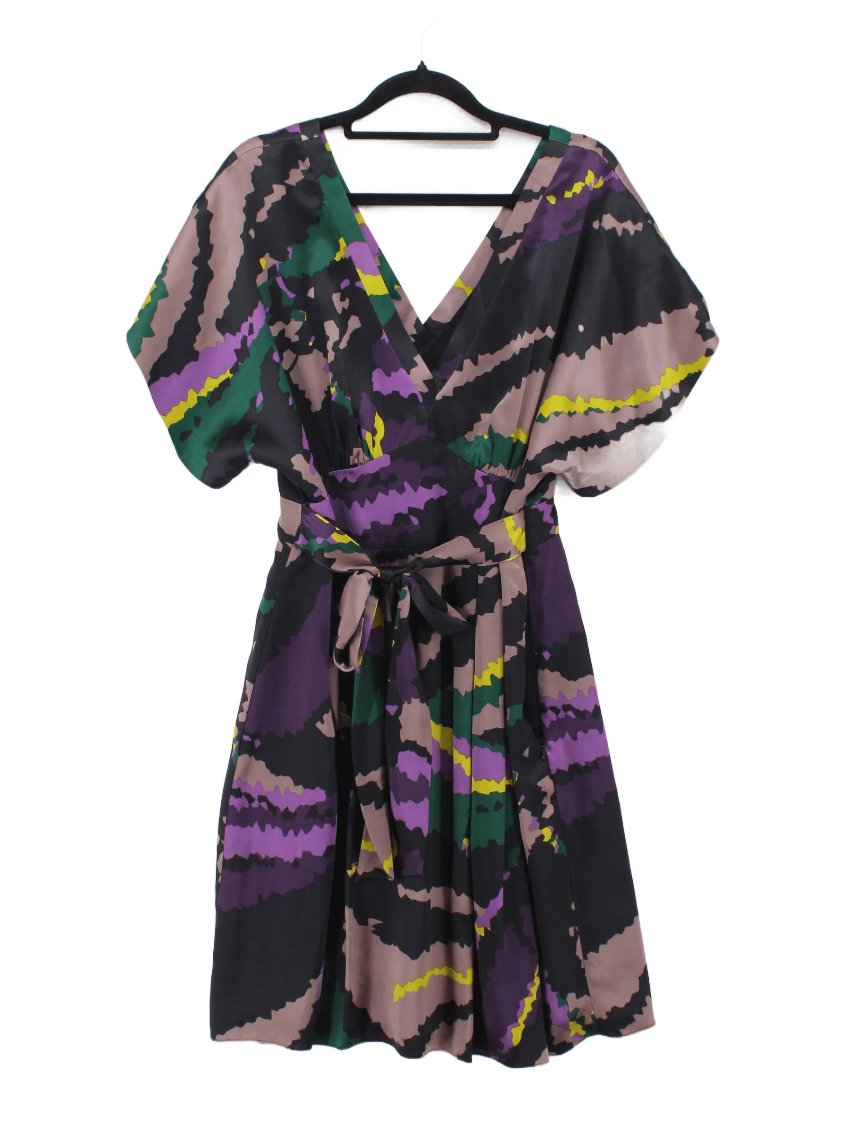 Coast Skater Mini Dress UK12 in Multi