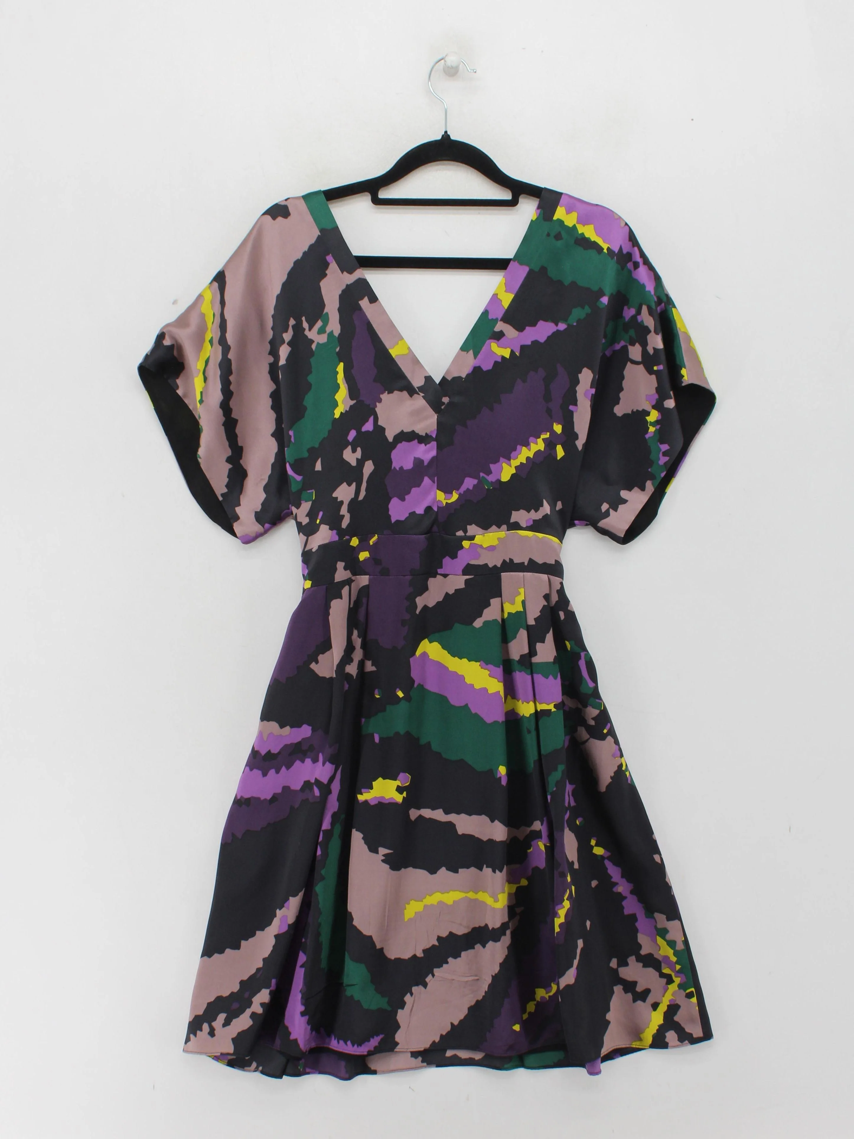 Coast Skater Mini Dress UK12 in Multi - Image 2
