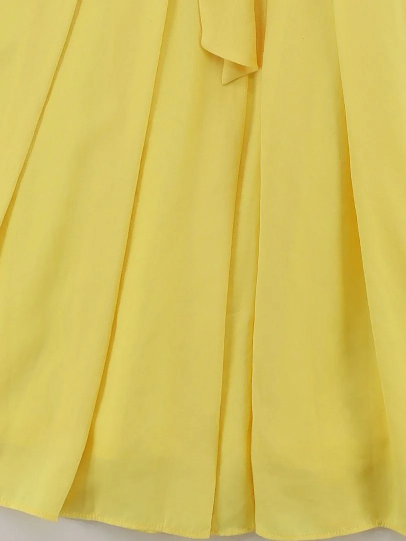 Coast Skater Mini Dress UK12 in Yellow - Image 4
