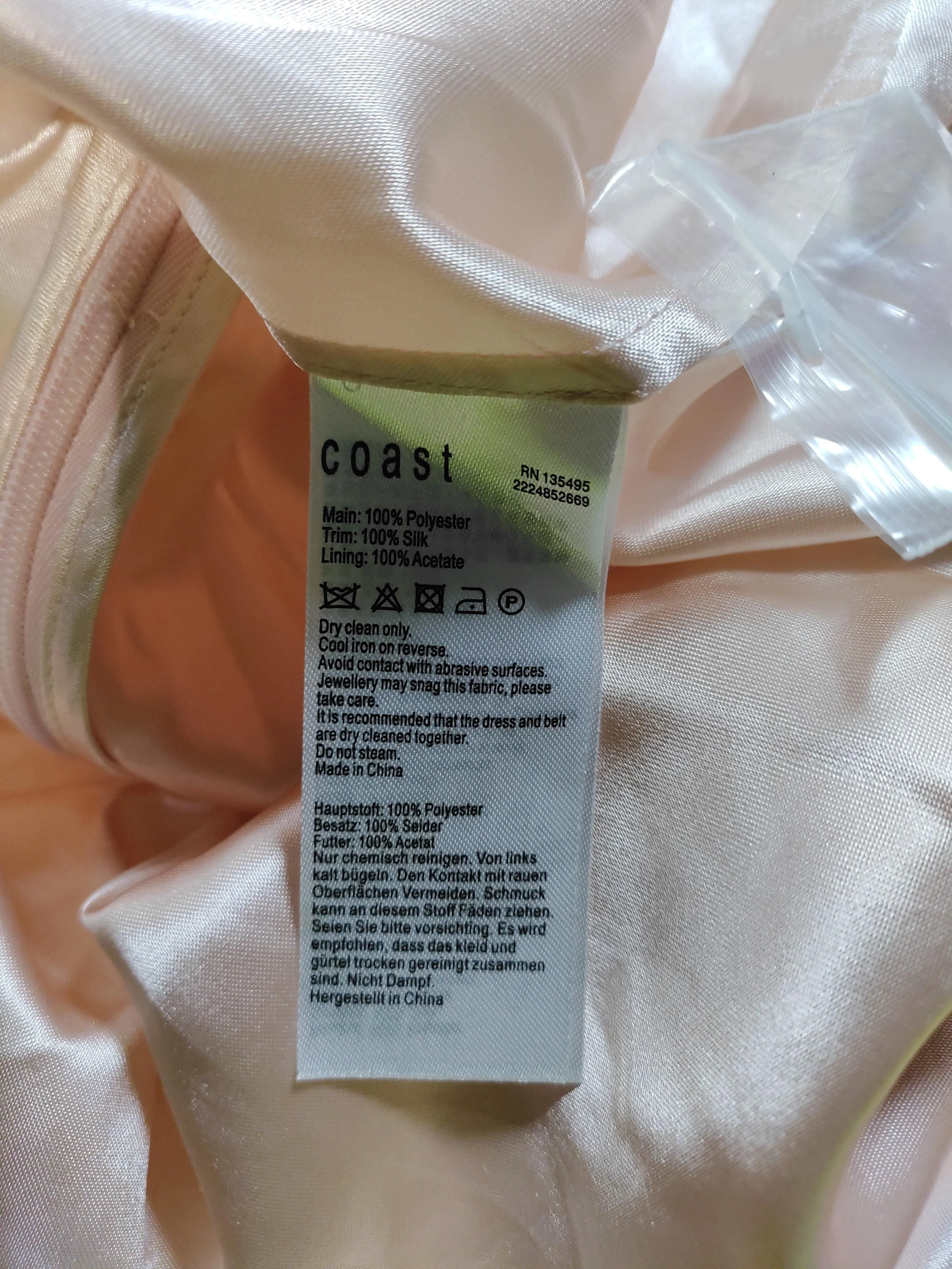 Coast Skater Mini Dress UK16 in Pink - Image 6