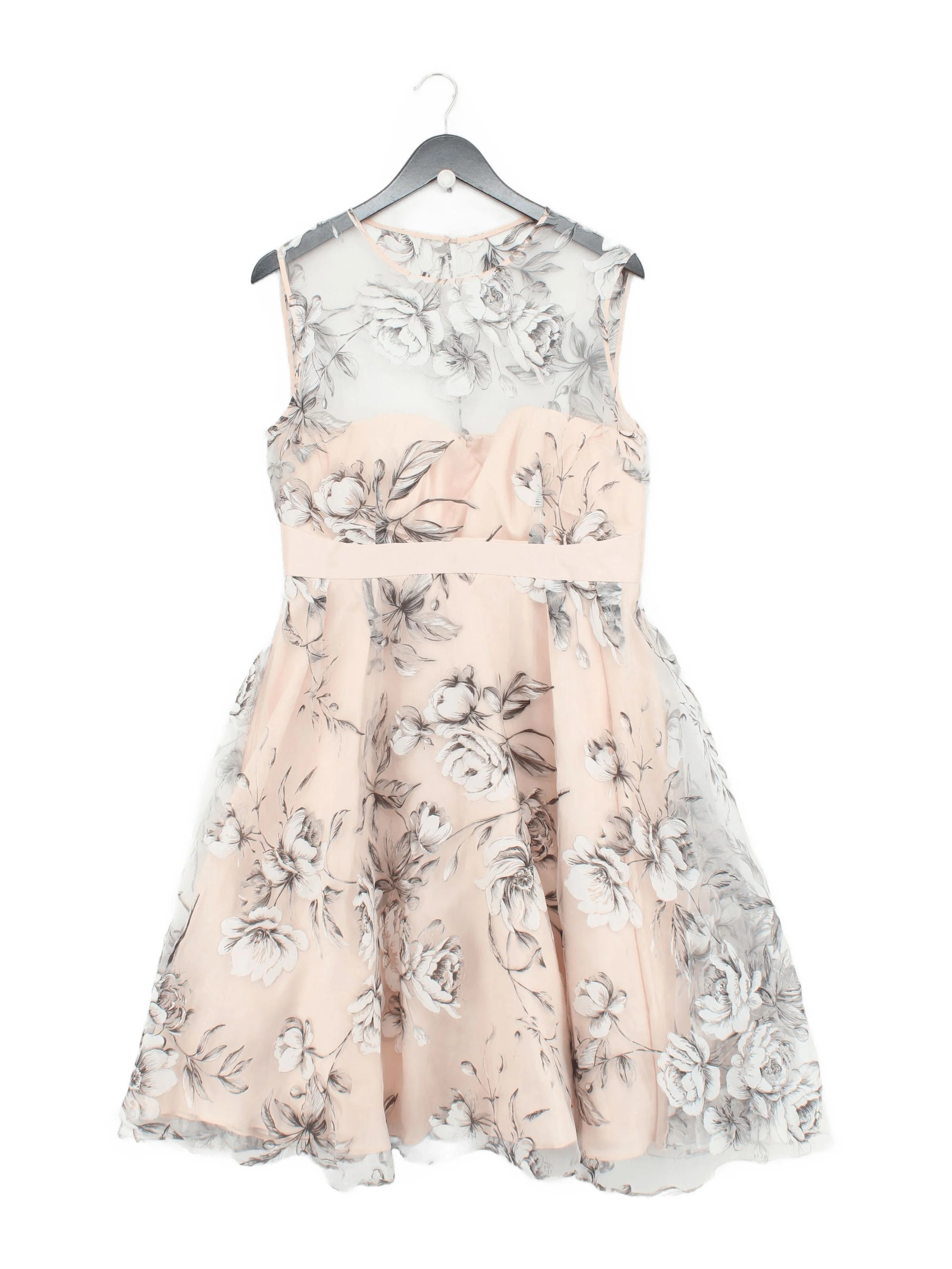 Coast Skater Mini Dress UK16 in Pink