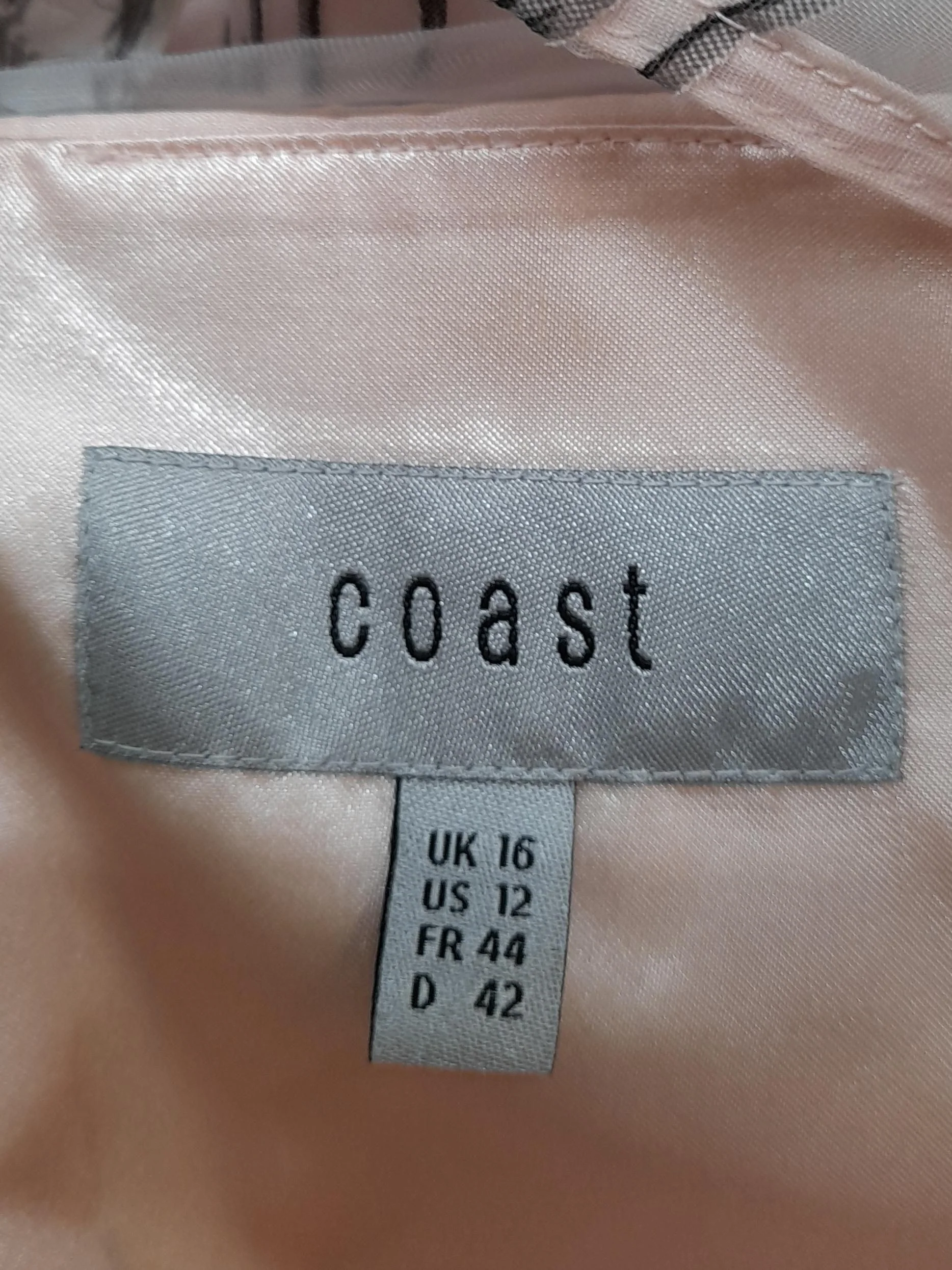 Coast Skater Mini Dress UK16 in Pink - Image 5