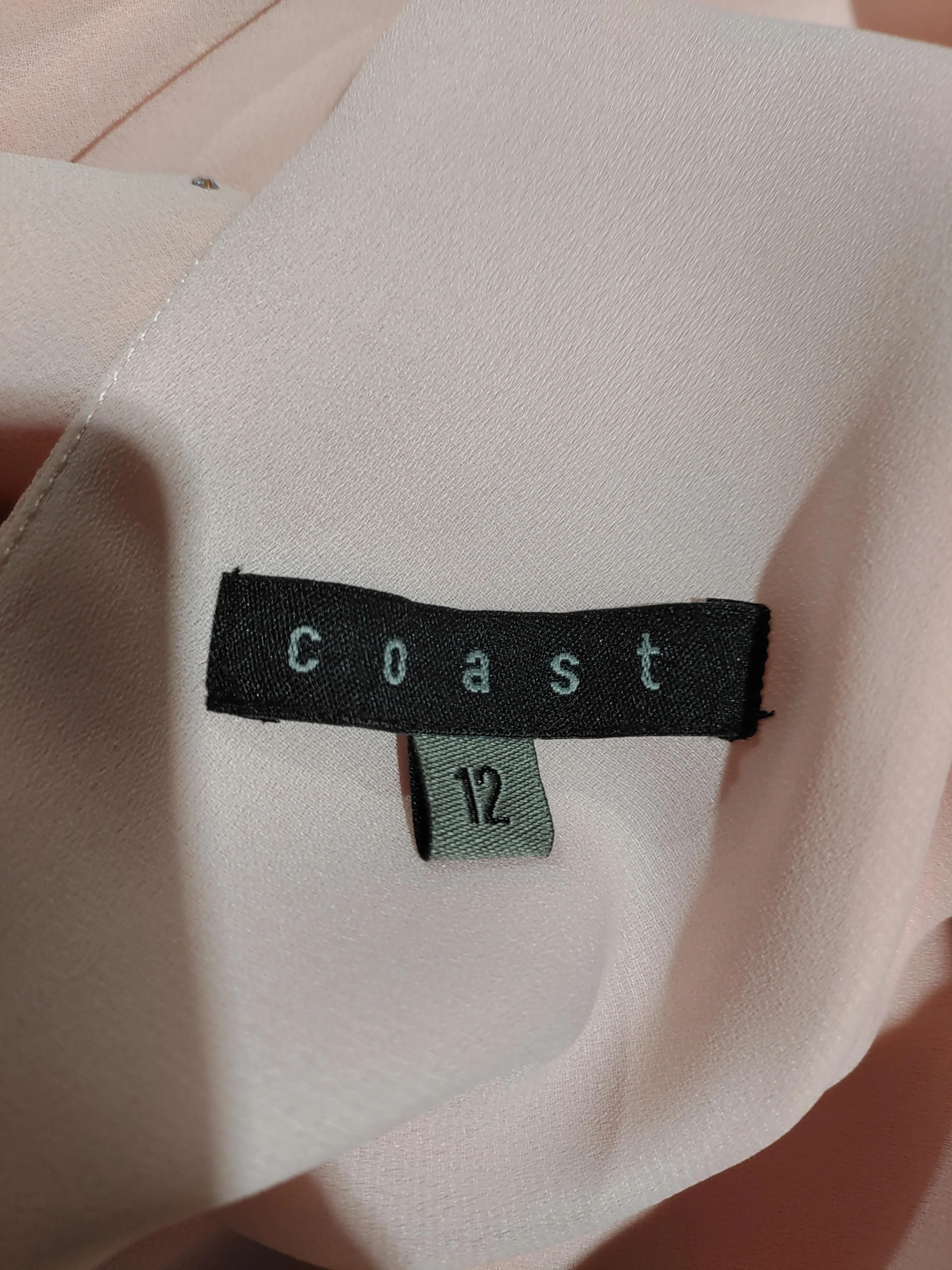Coast Slip Maxi Dress UK12 in Pink - Image 5