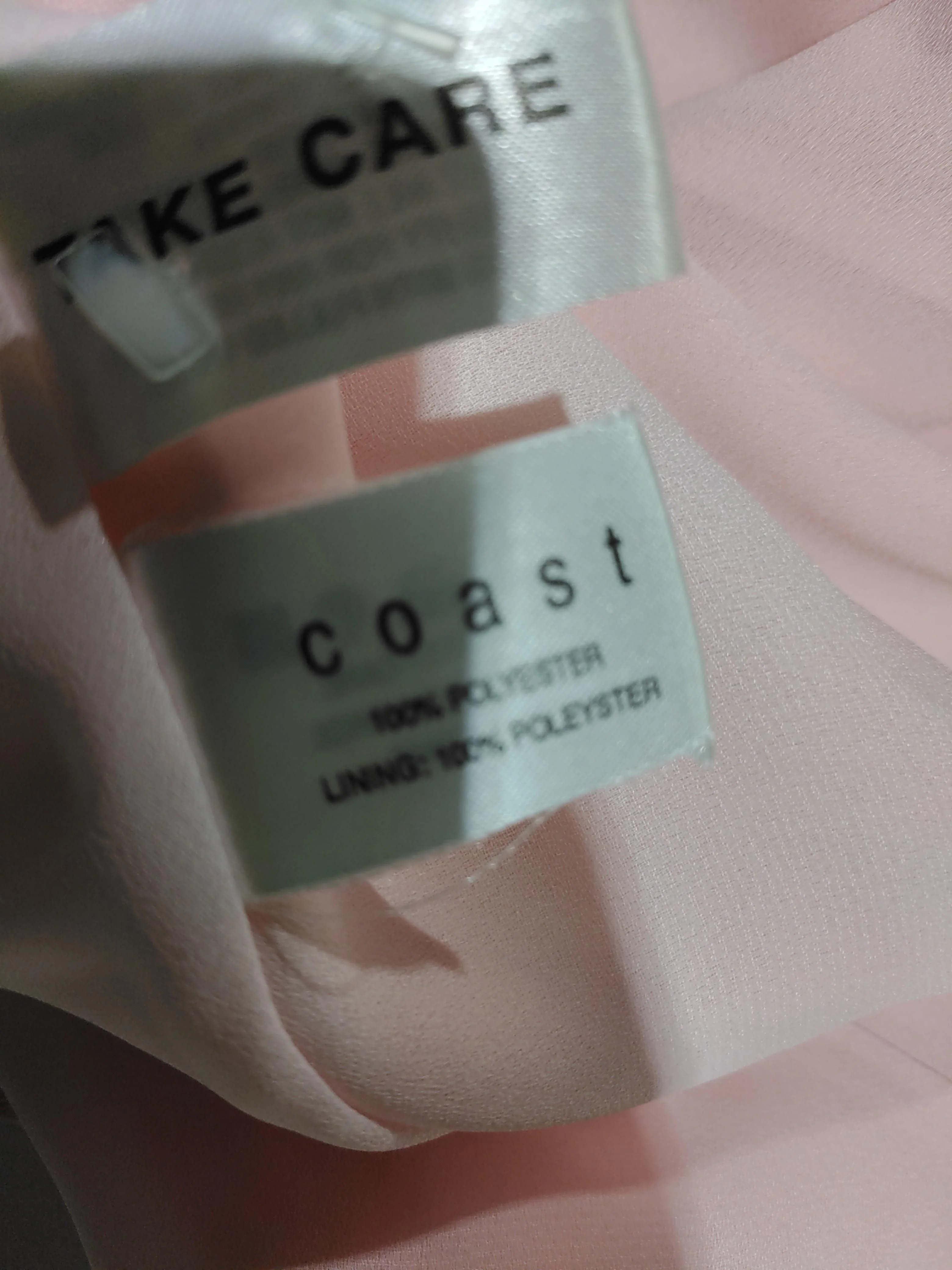 Coast Slip Maxi Dress UK12 in Pink - Image 6