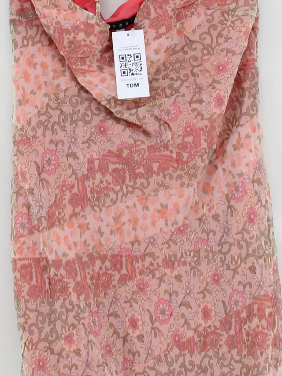 Coast Slip Midi Dress UK8 in Multi - Image 3