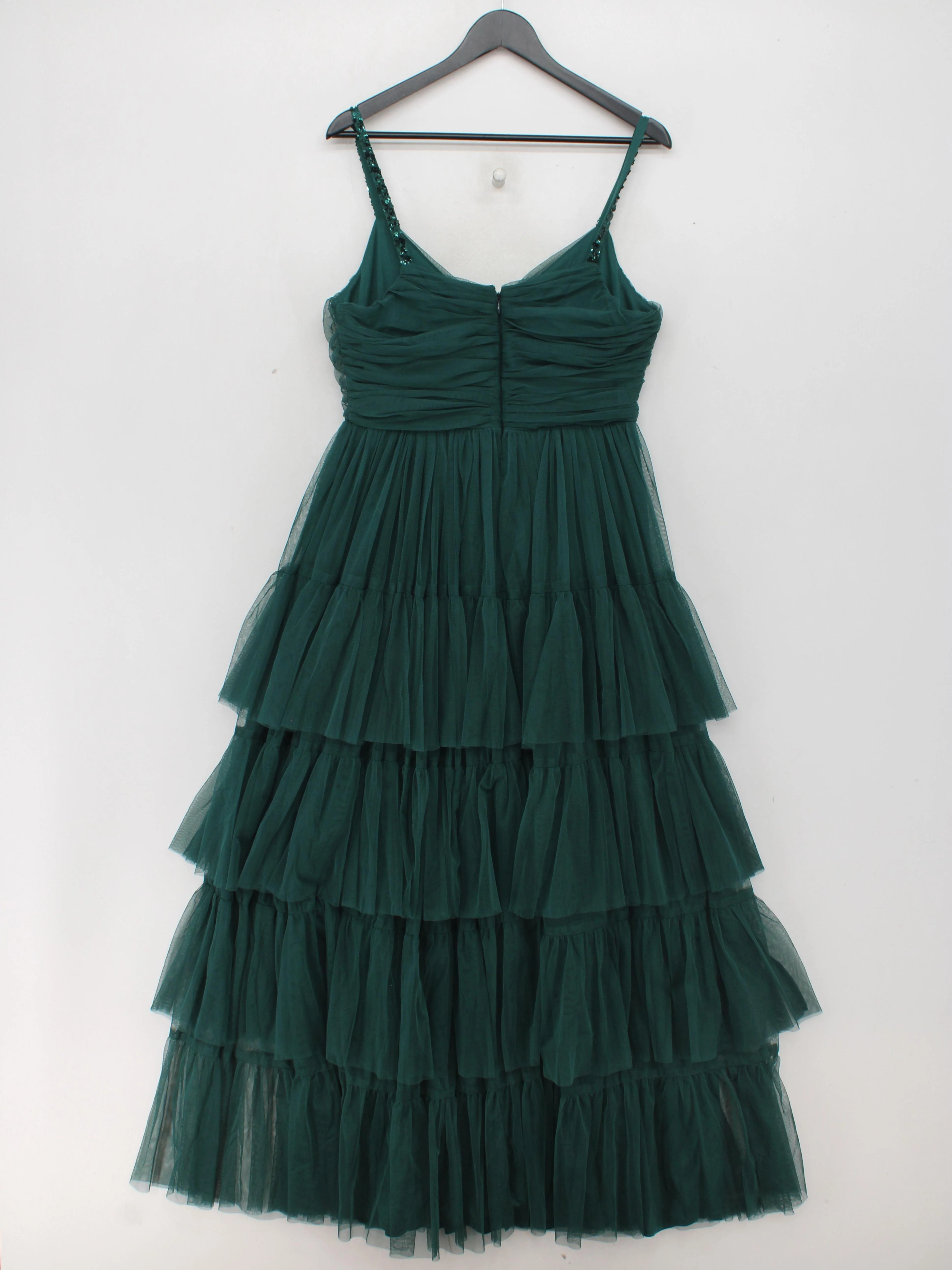 Coast Tank Midi Dress UK14 in Green - Image 2