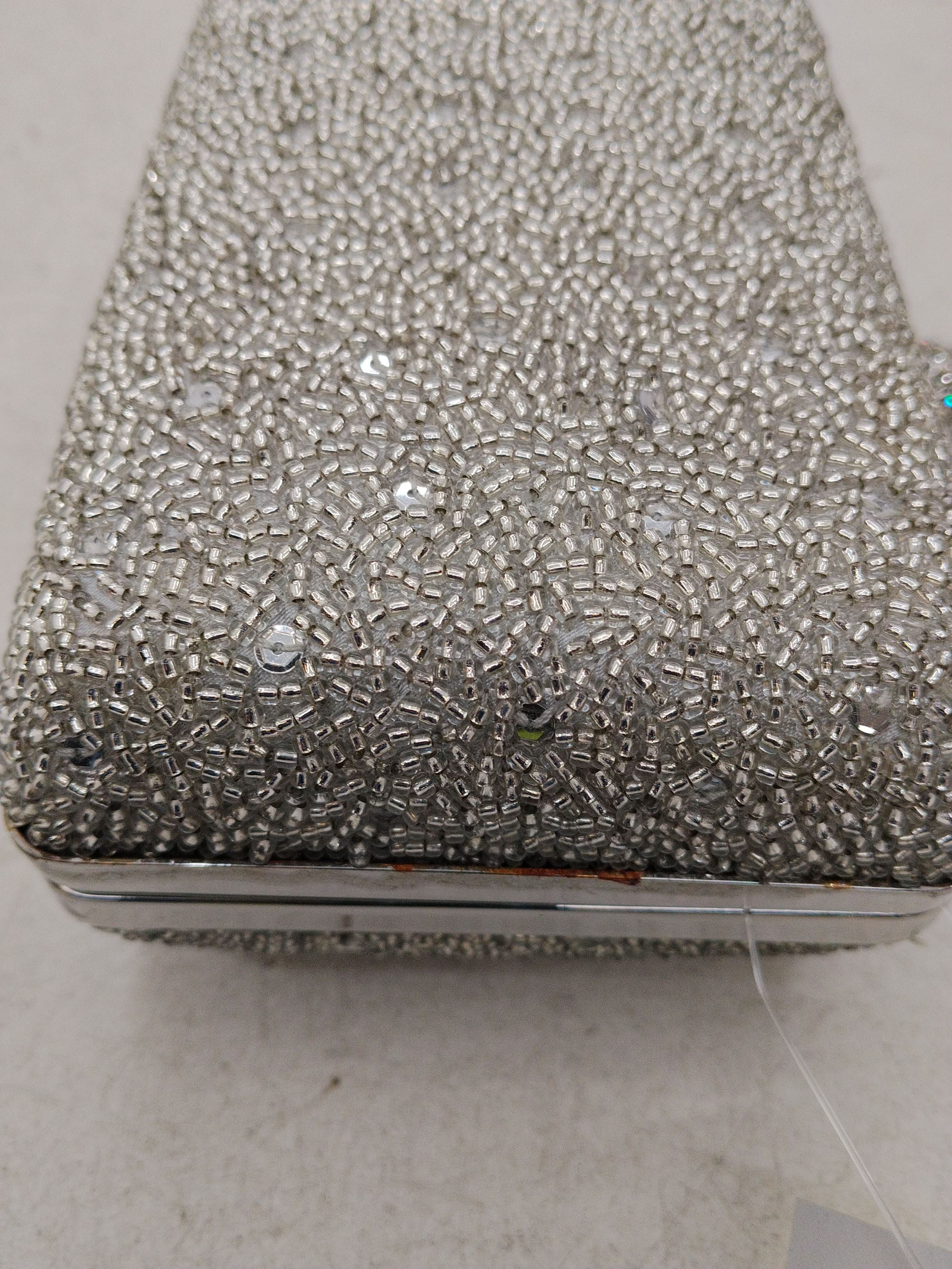 Coast Women's Bag Silver Acetate with Other Clutch - Image 5