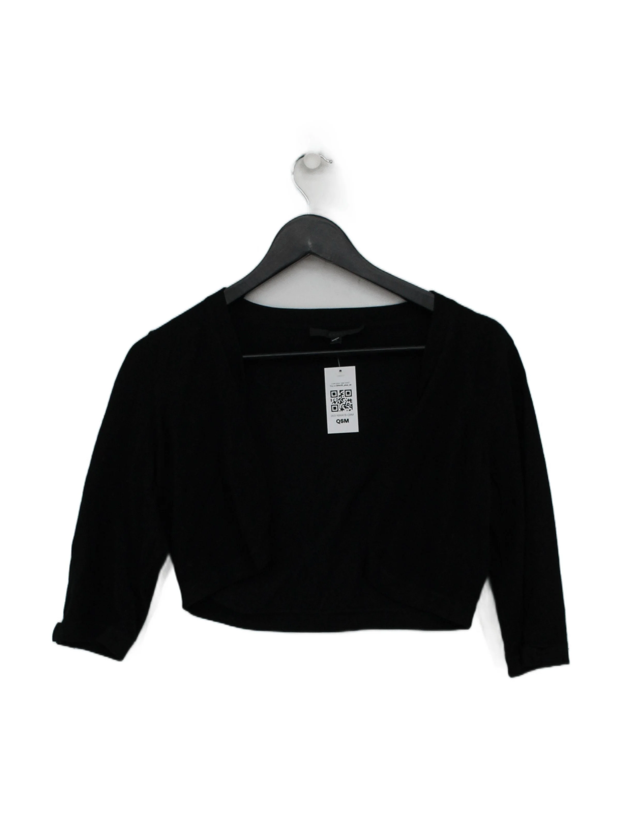 Coast Women's Cardigan M Black Viscose with Polyamide V-Neck Cardigan