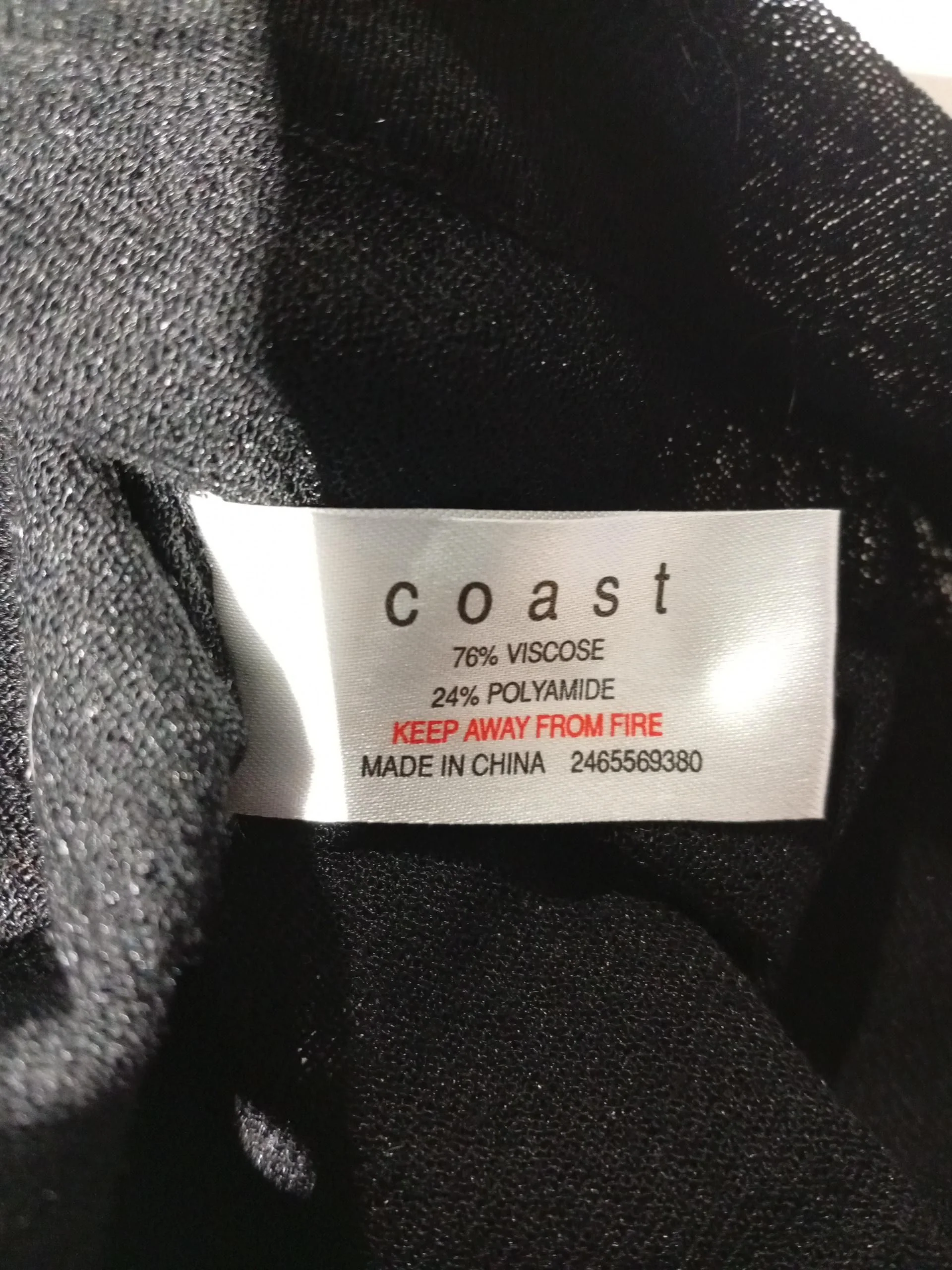 Coast Women's Cardigan UK 12 Black Viscose with Polyamide Round Neck Cardigan - Image 6
