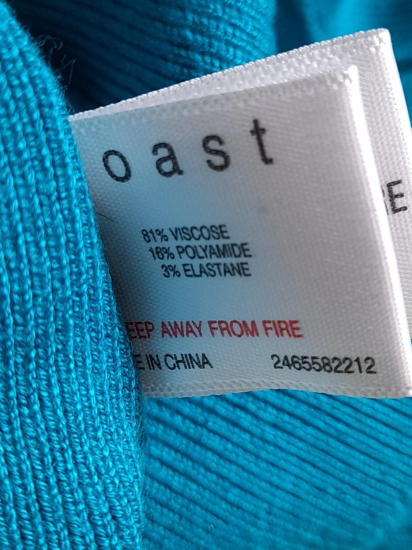Coast Women's Cardigan UK 12 Blue Viscose with Polyamide, Elastane Cardigan - Image 7