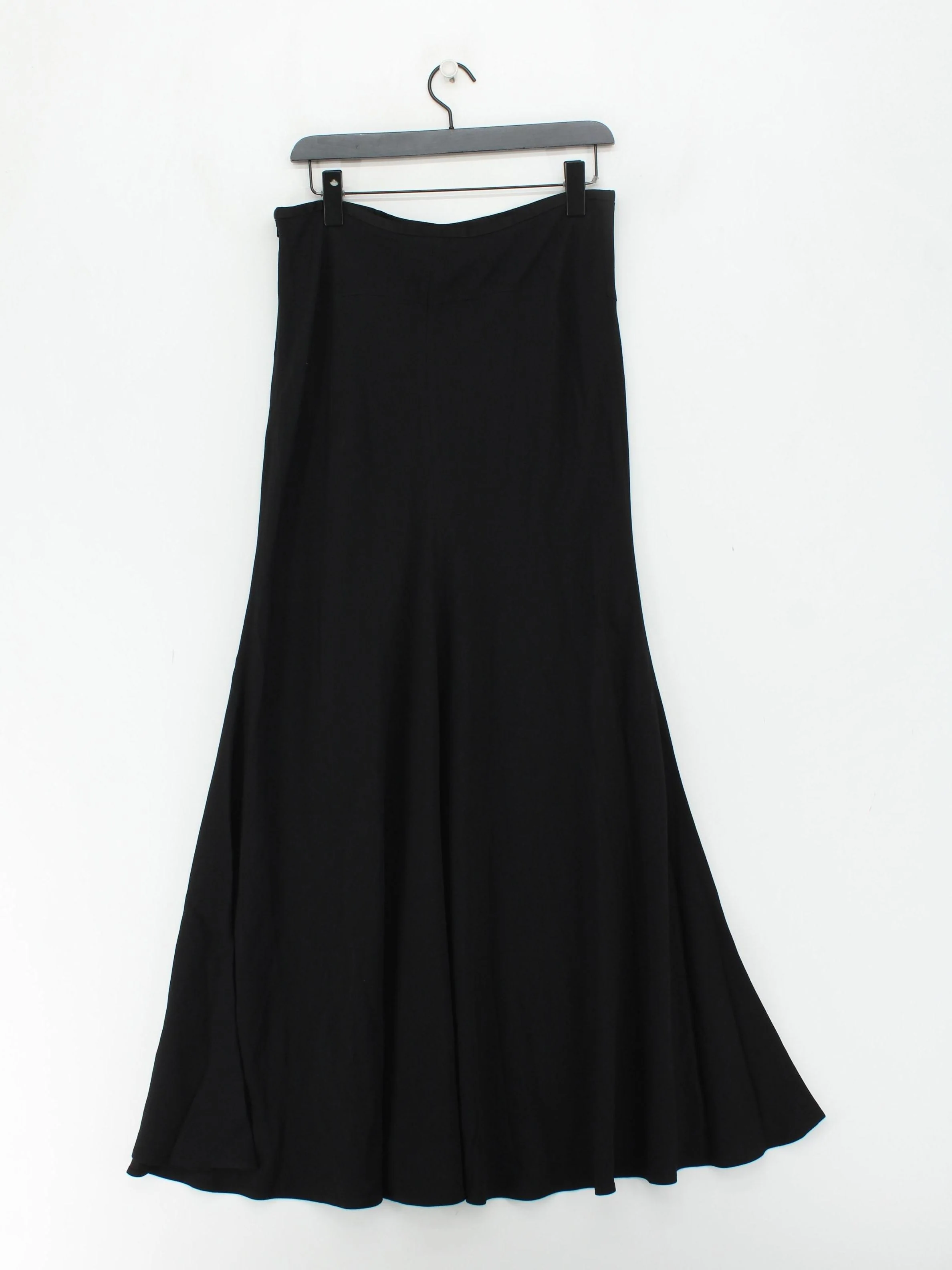 Coast Women's Maxi Skirt UK 14 Black Acetate with Viscose Long Maxi - Image 2