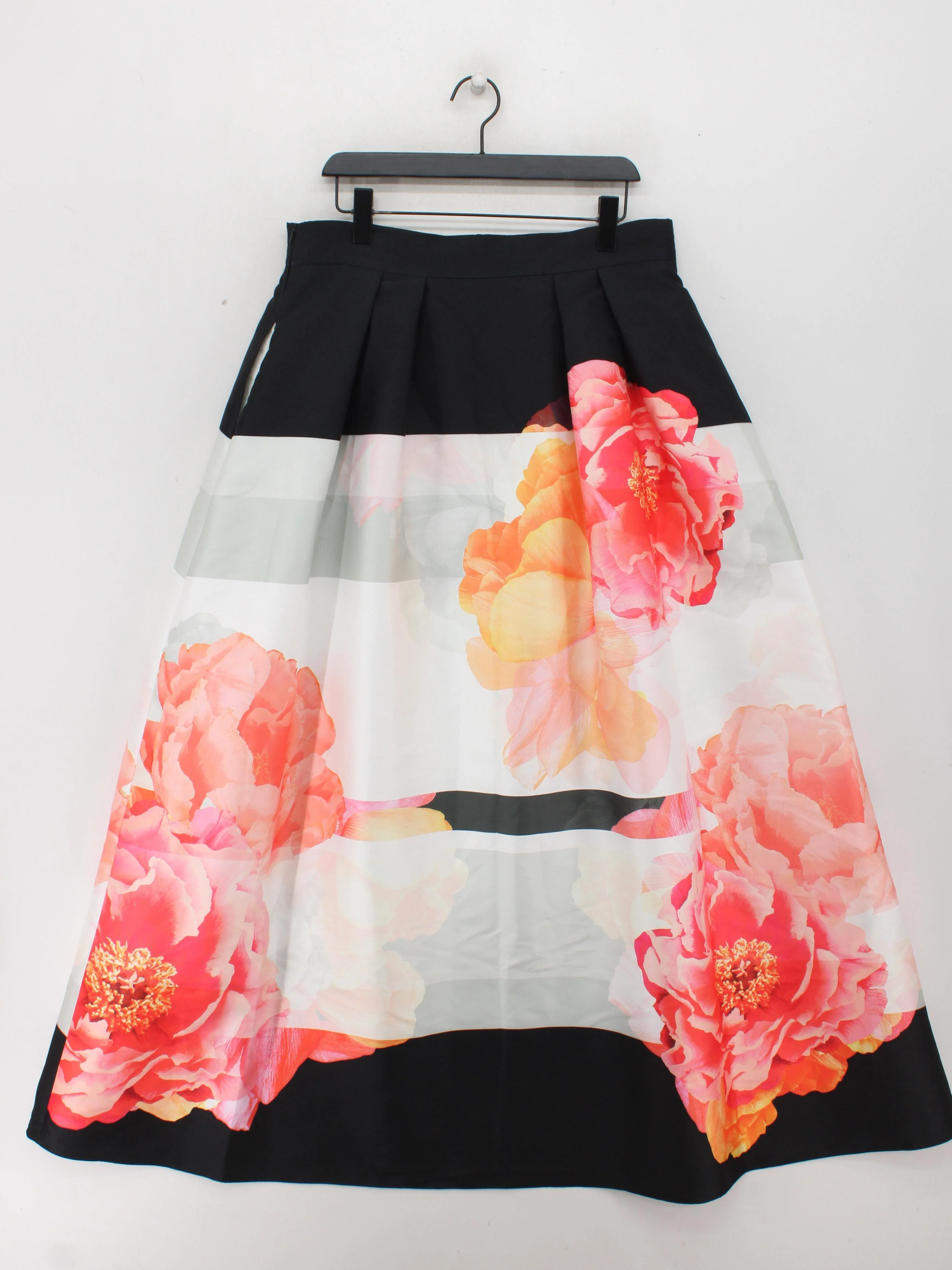 Coast Women's Maxi Skirt UK 18 Multi Floral 100% Polyester Long Maxi - Image 2