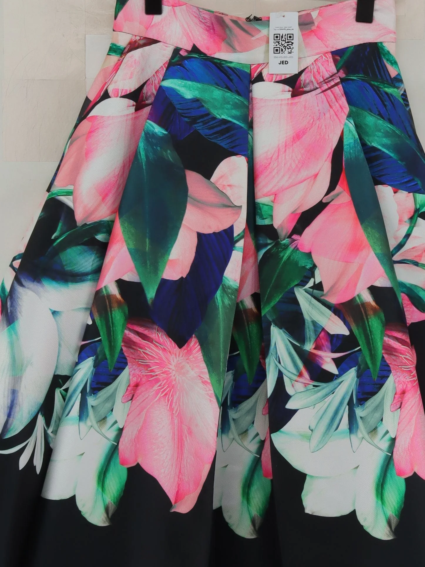 Coast Women's Midi Skirt S Multi Floral 100% Polyester Midi A-Line - Image 3