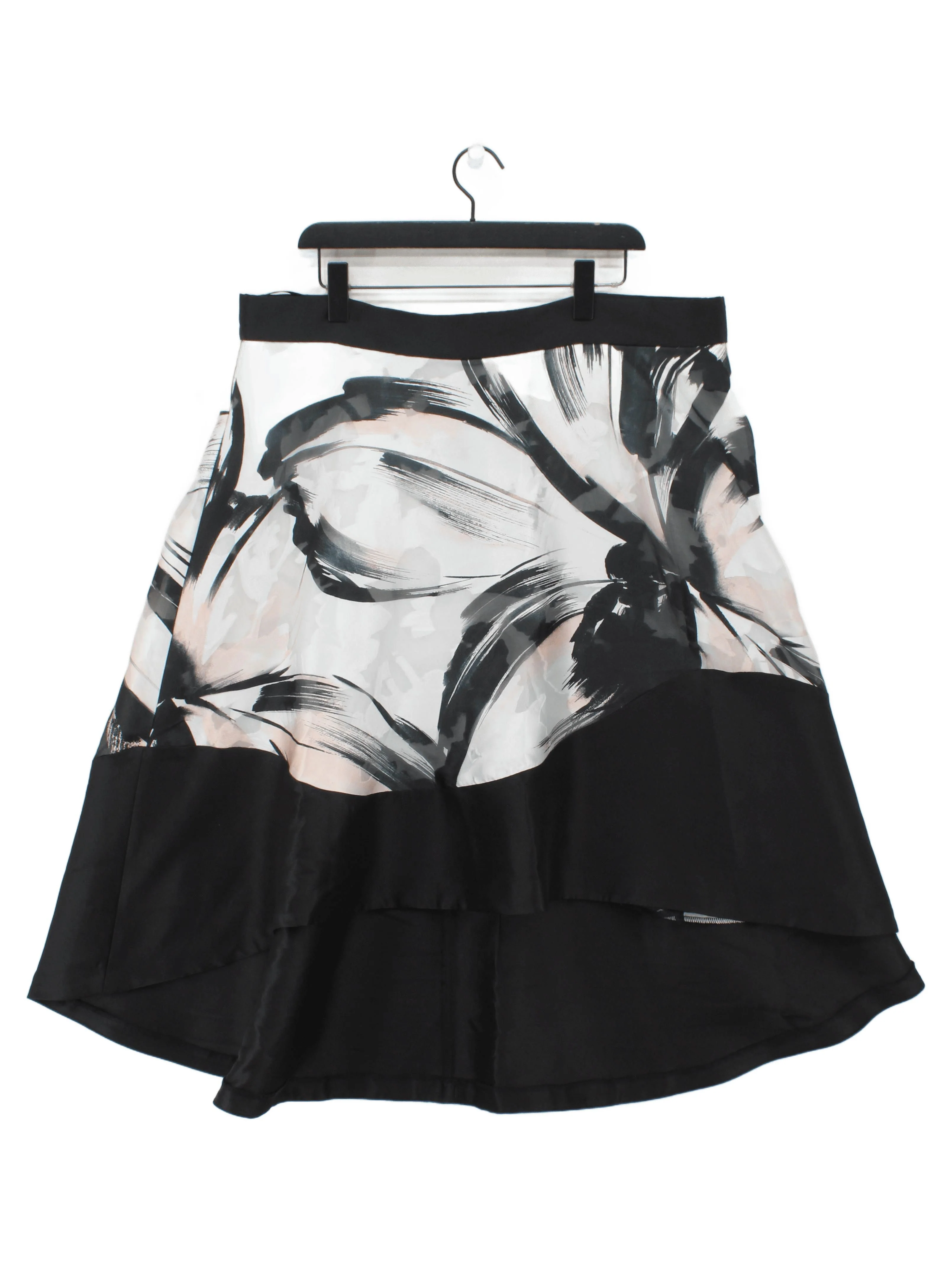 Coast Women's Midi Skirt UK 22 Multi Floral 100% Polyester Midi A-Line