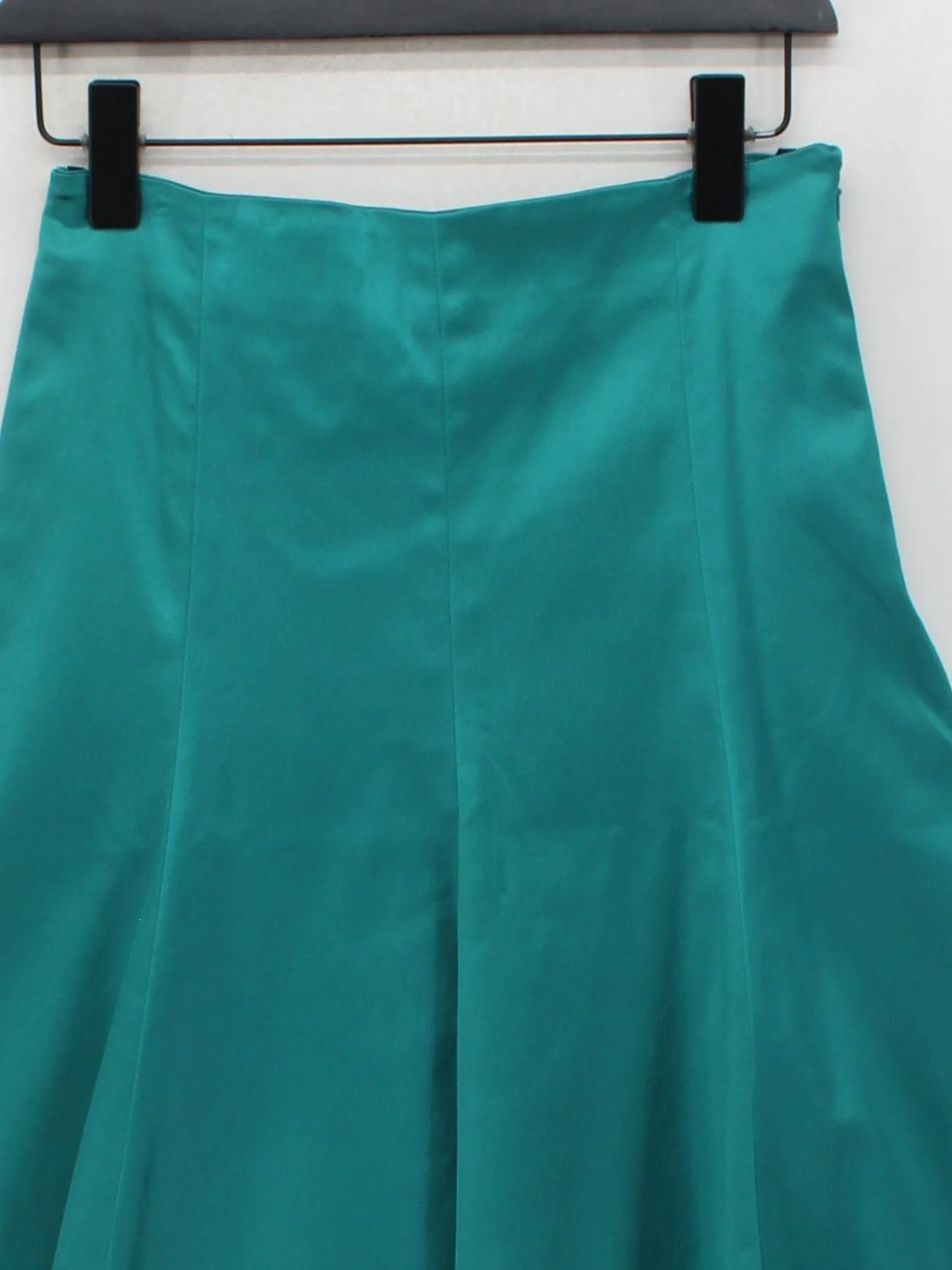 Coast Women's Midi Skirt UK 8 Green Acetate with Nylon, Elastane Midi A-Line - Image 3
