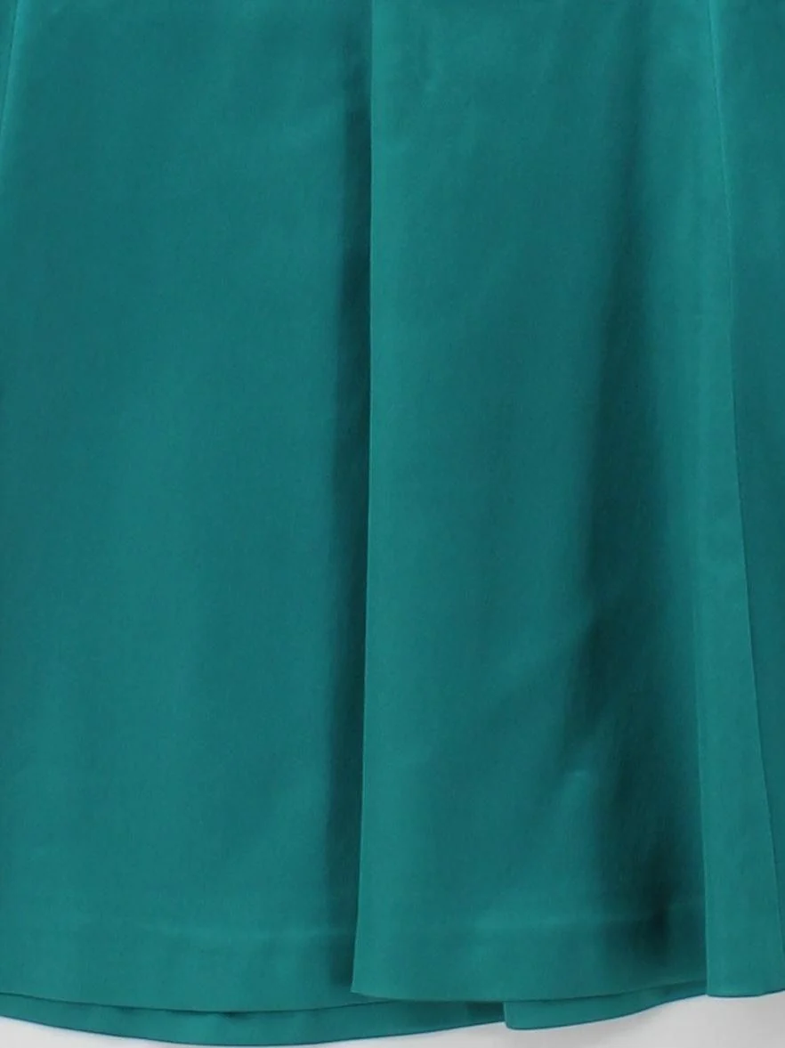 Coast Women's Midi Skirt UK 8 Green Acetate with Nylon, Elastane Midi A-Line - Image 4