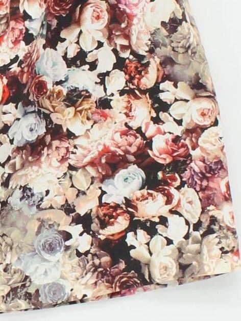 Coast Women's Mini Skirt UK 14 Multi Floral Cotton with Elastane Short Mini - Image 4