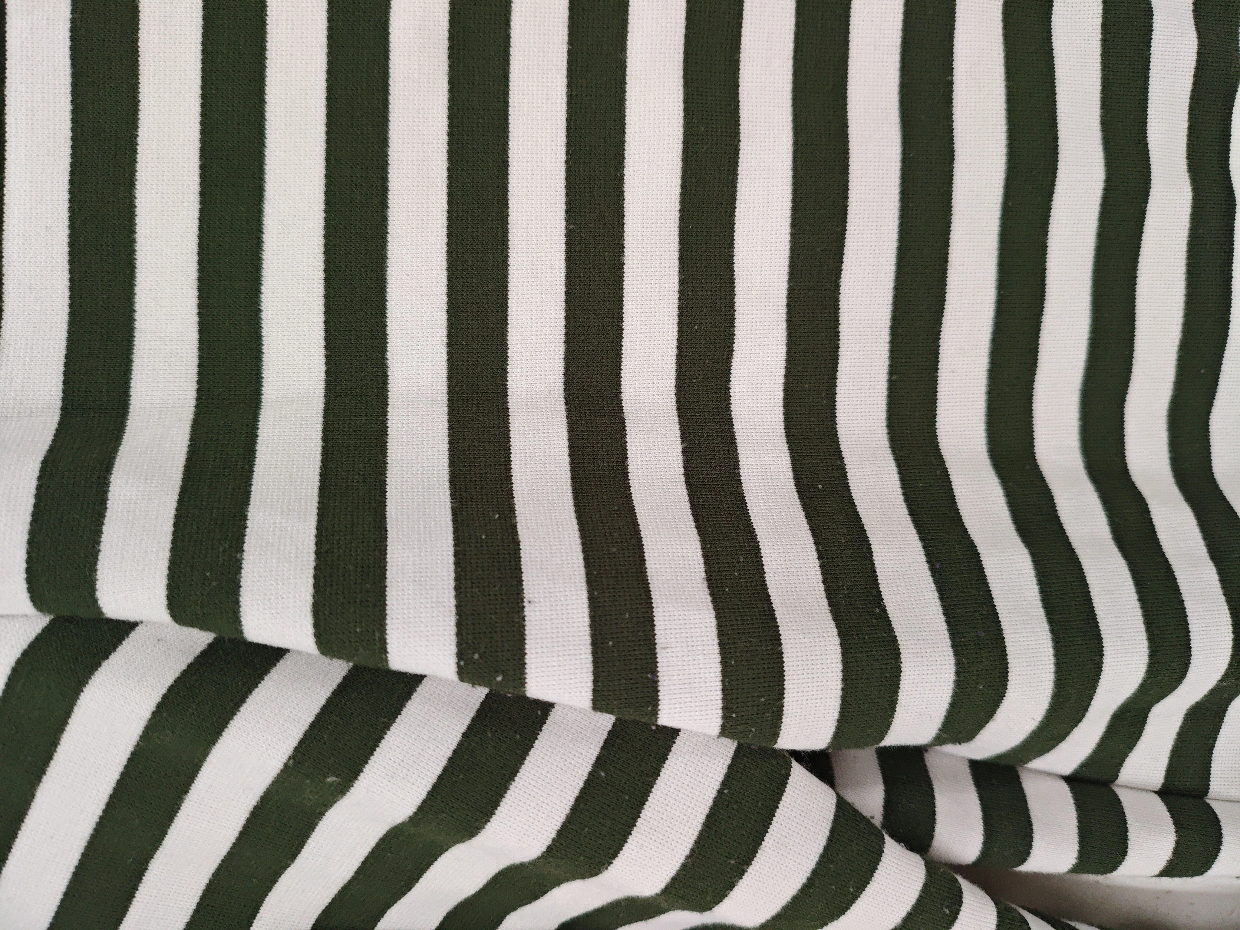 Coast Women's Top L Green Striped 100% Other Long Sleeve Round Neck Jersey - Image 5