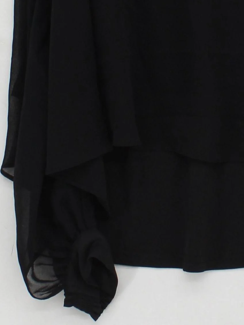 Coast Women's Top M Black 100% Other Long Sleeve Round Neck Basic - Image 4