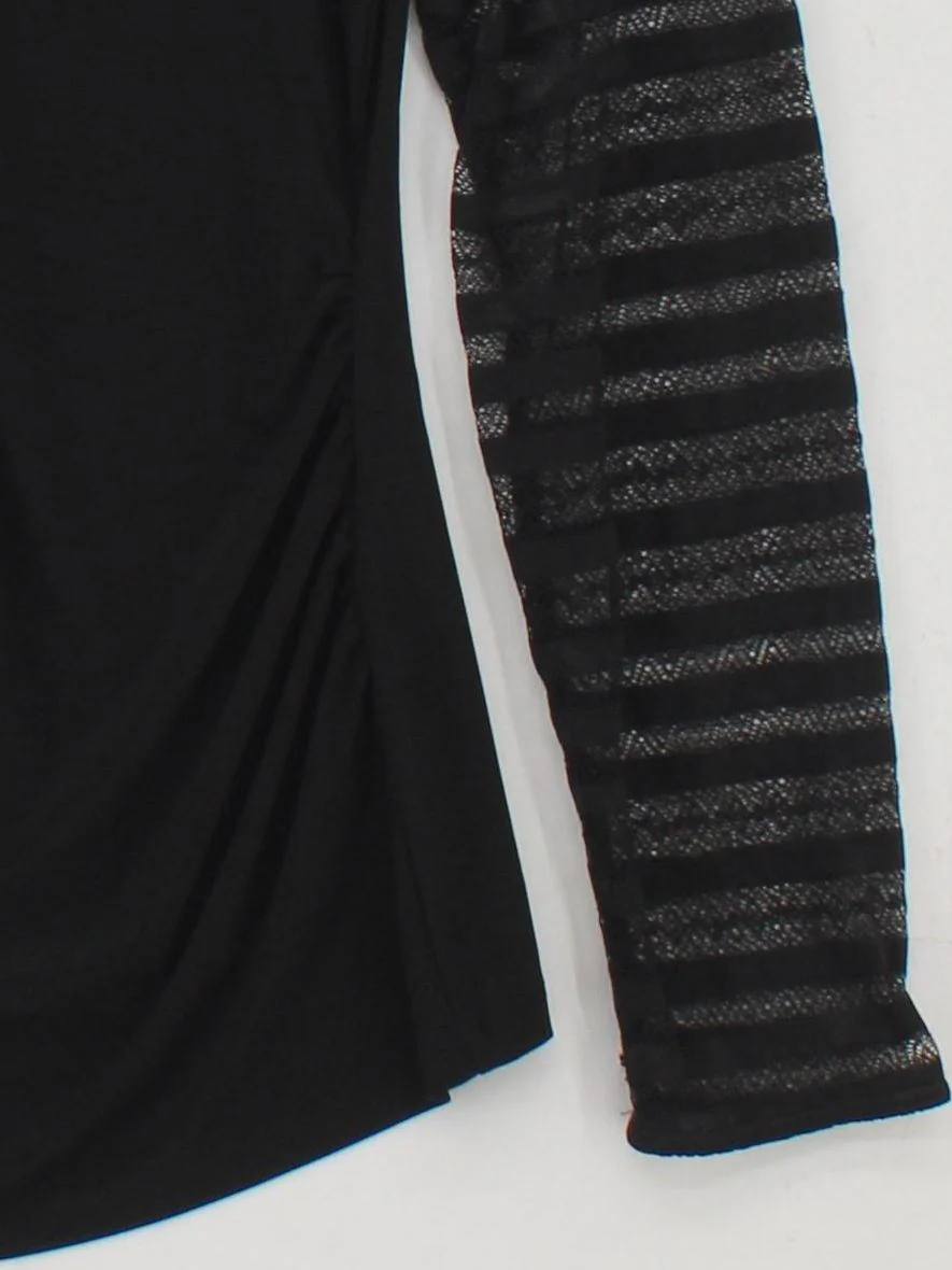 Coast Women's Top UK 10 Black Polyester with Elastane Basic - Image 4