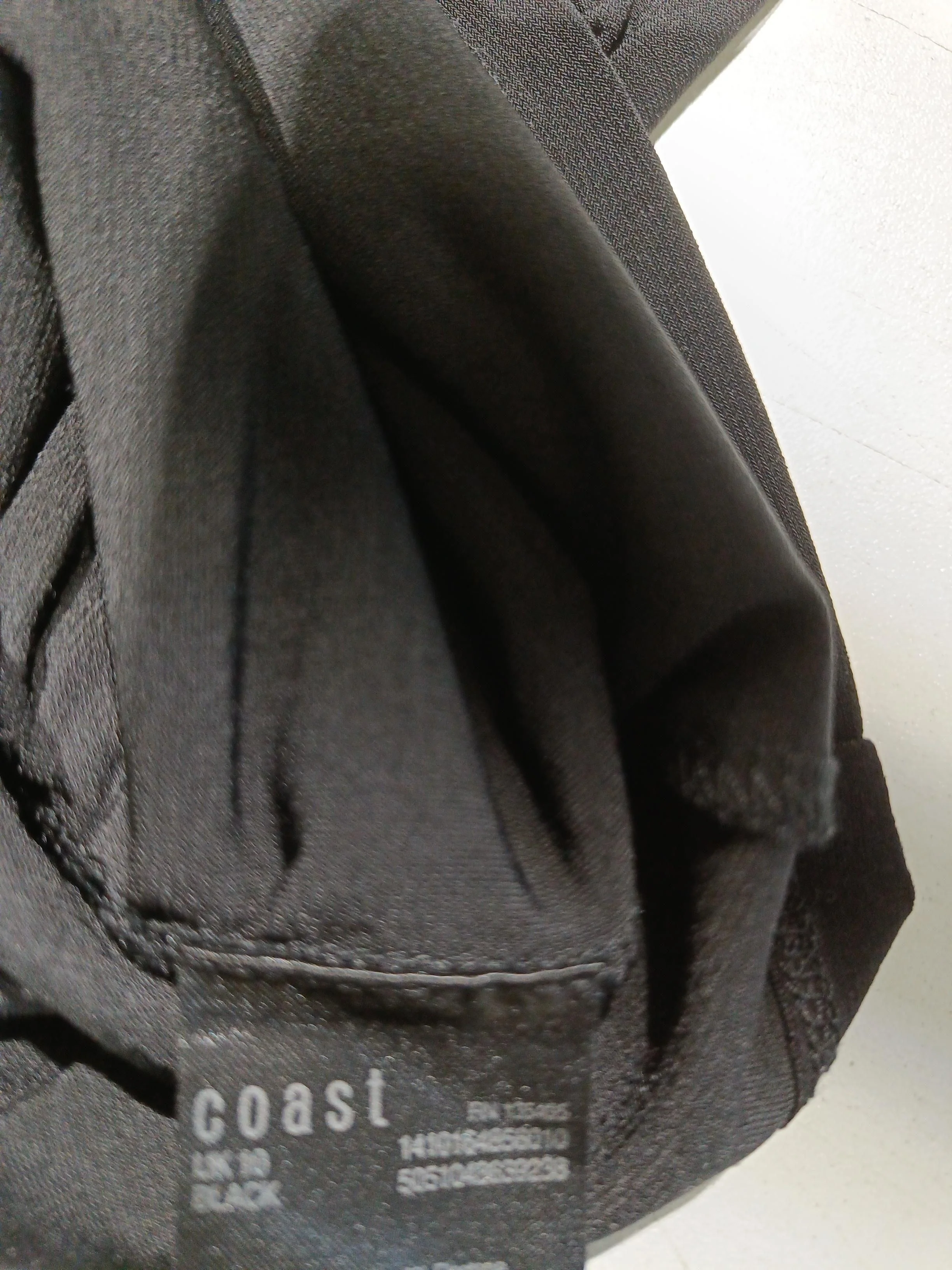 Coast Women's Top UK 10 Black Polyester with Elastane Basic - Image 5