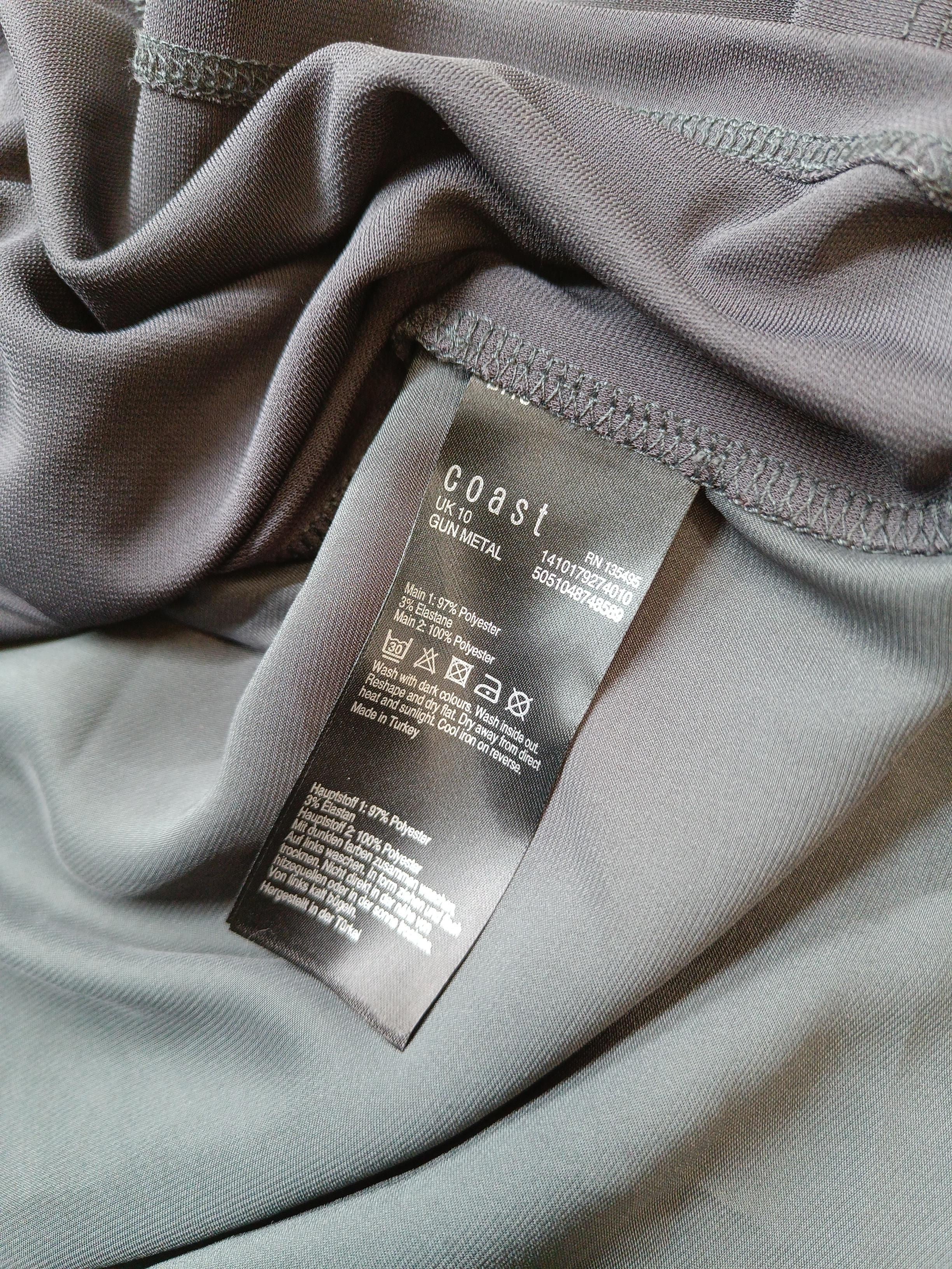 Coast Women's Top UK 10 Grey Polyester with Elastane Basic New with tags - Image 6