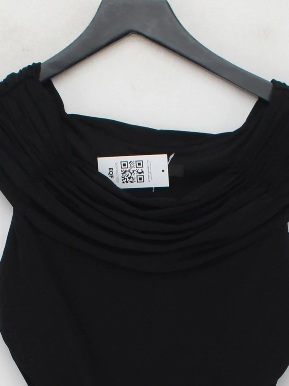 Coast Women's Top UK 12 Black Acetate with Polyamide, Elastane, Polyester Basic - Image 3