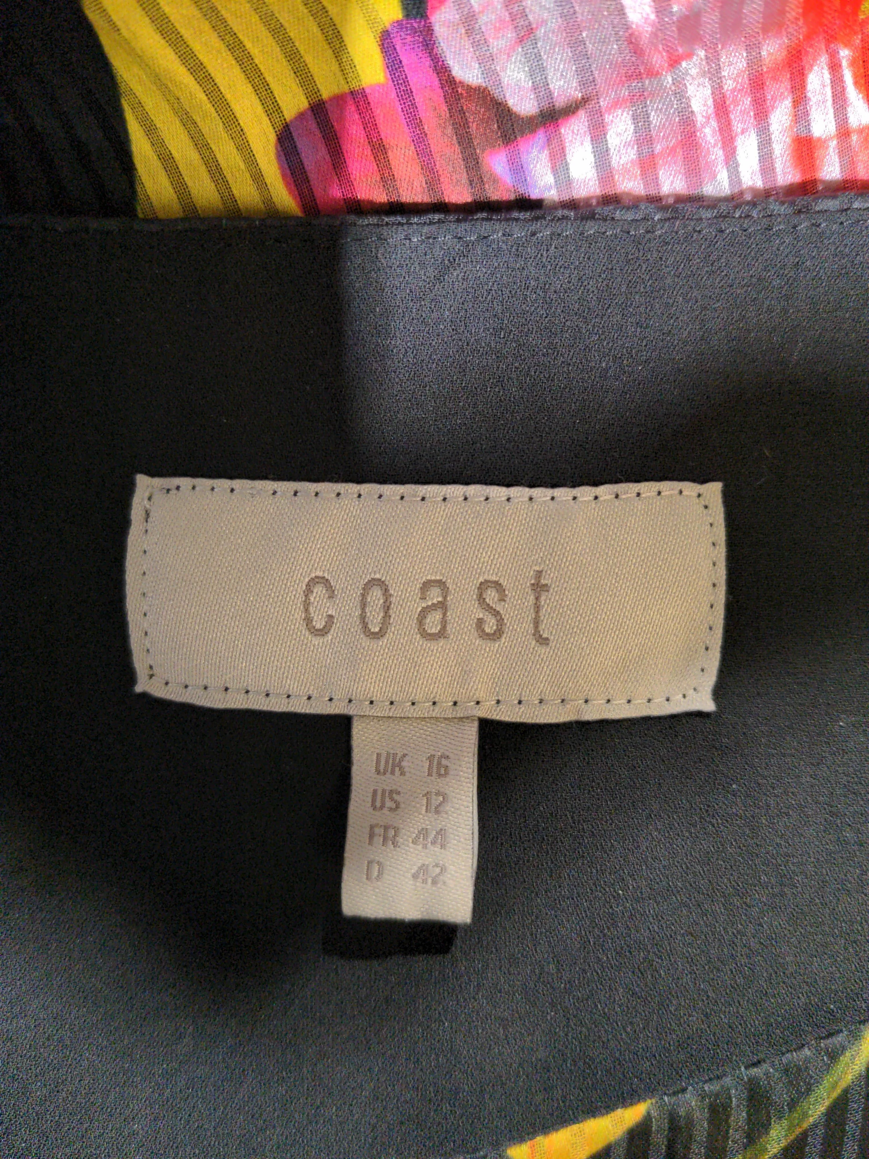 Coast Women's Top UK 16 Black 100% Polyester Basic - Image 6