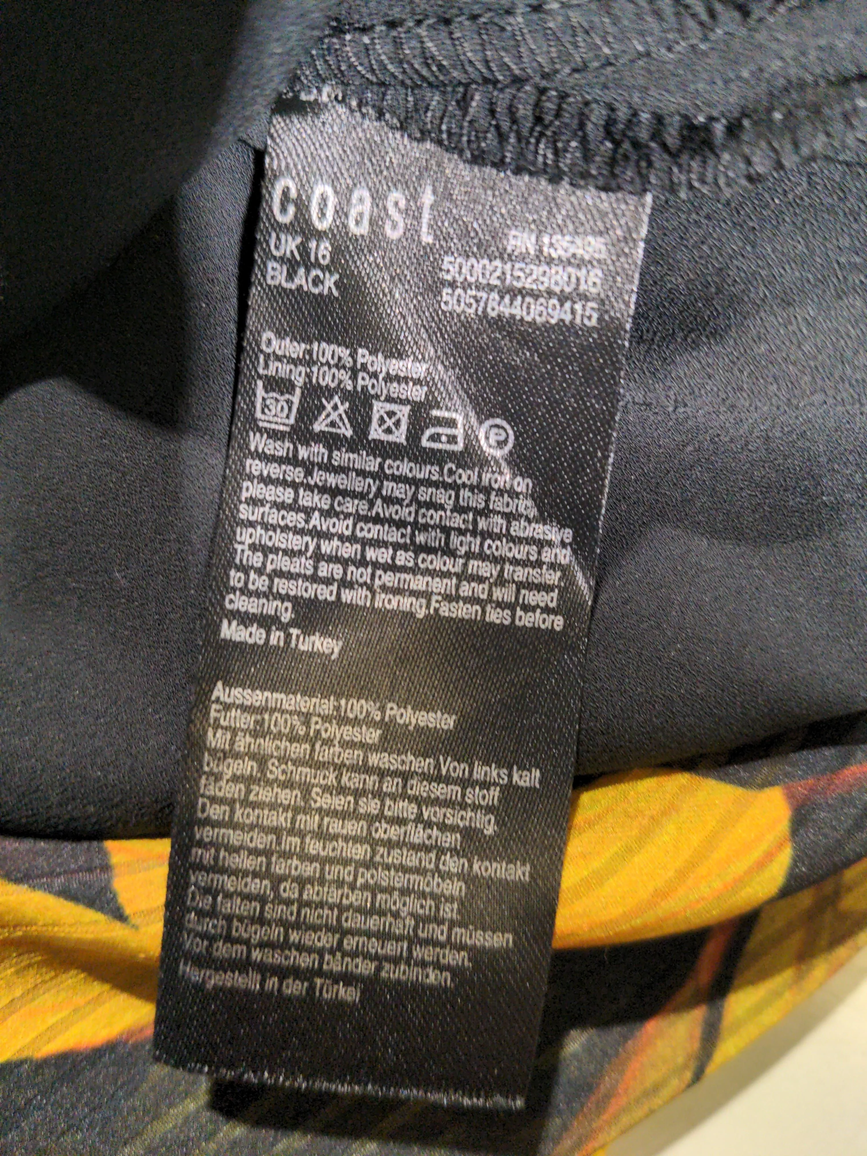 Coast Women's Top UK 16 Black 100% Polyester Basic - Image 7