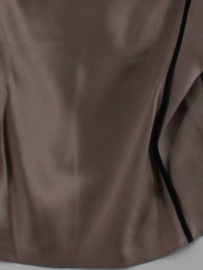 Coast Women's Top UK 16 Tan 100% Silk Sleeveless Square Neck Basic - Image 4