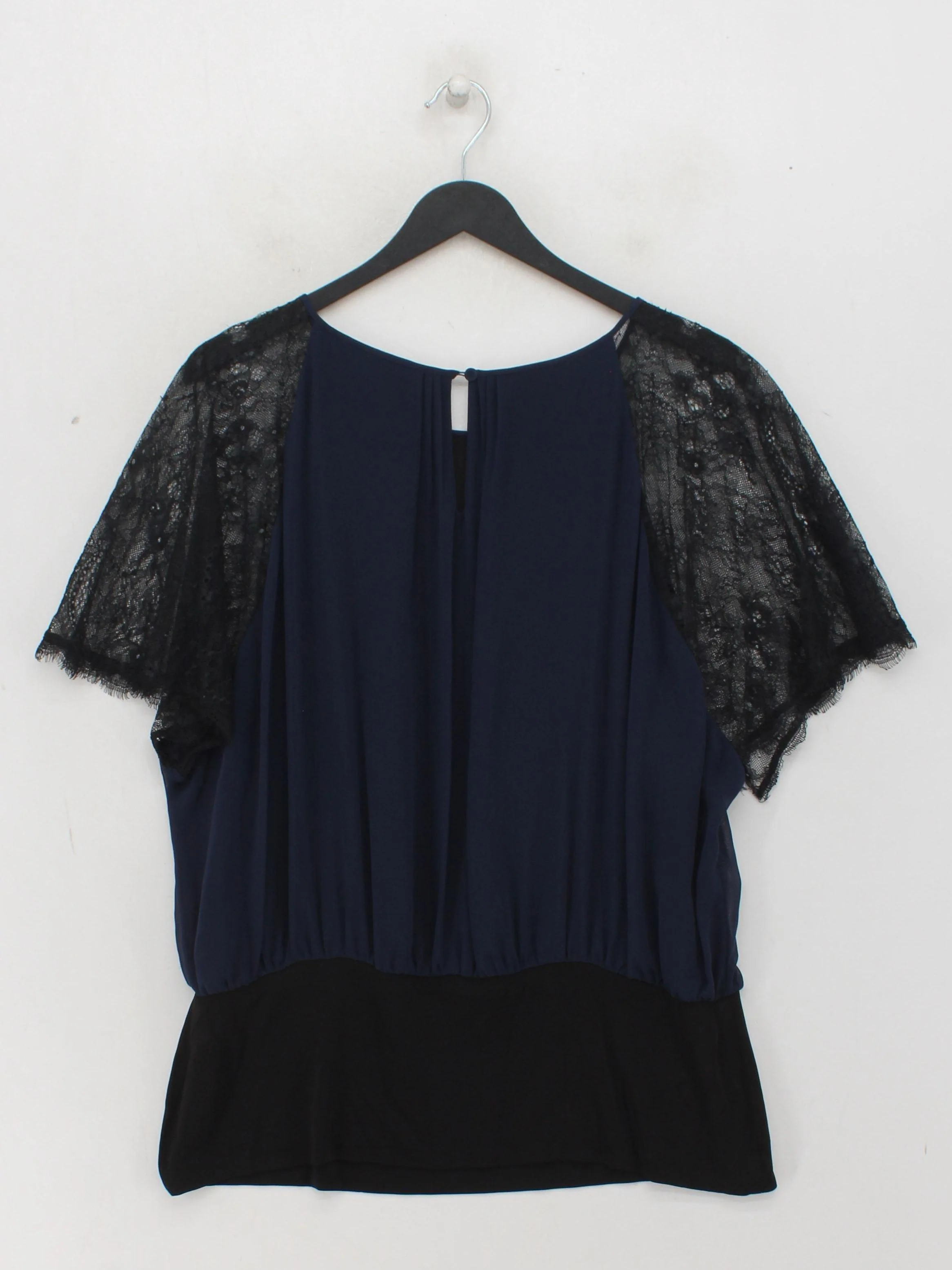 Coast Women's Top UK 18 Blue Polyester with Viscose, Elastane, Polyamide Basic - Image 2